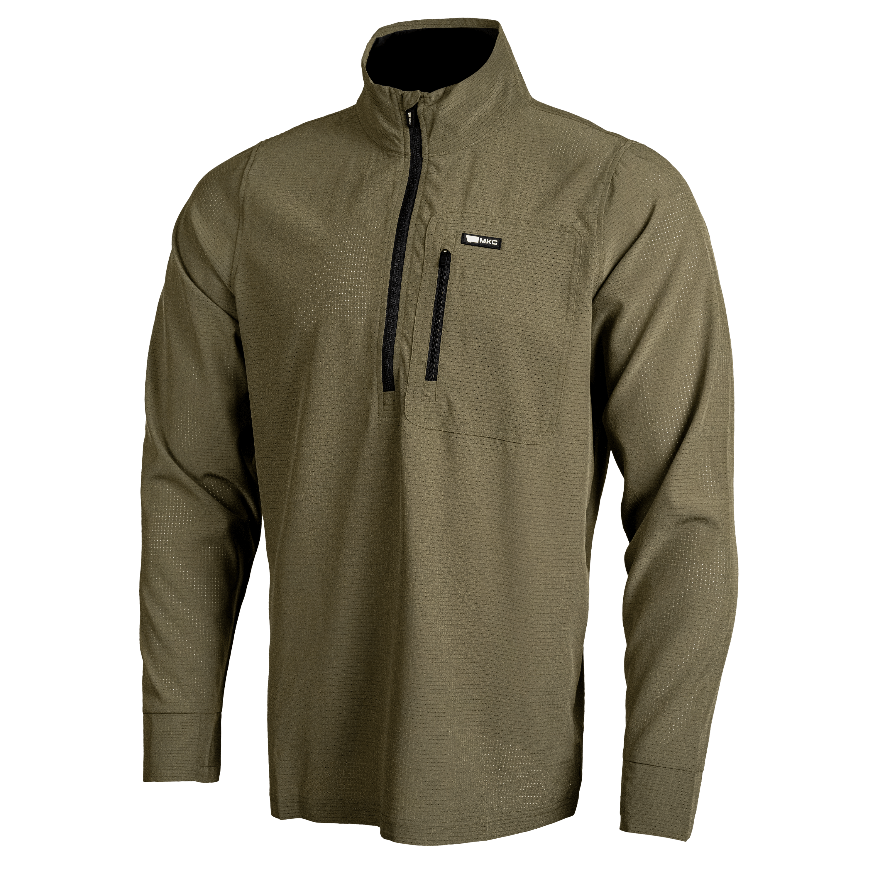 TACTICAL AIRLITE HALF-ZIP - OD GREEN