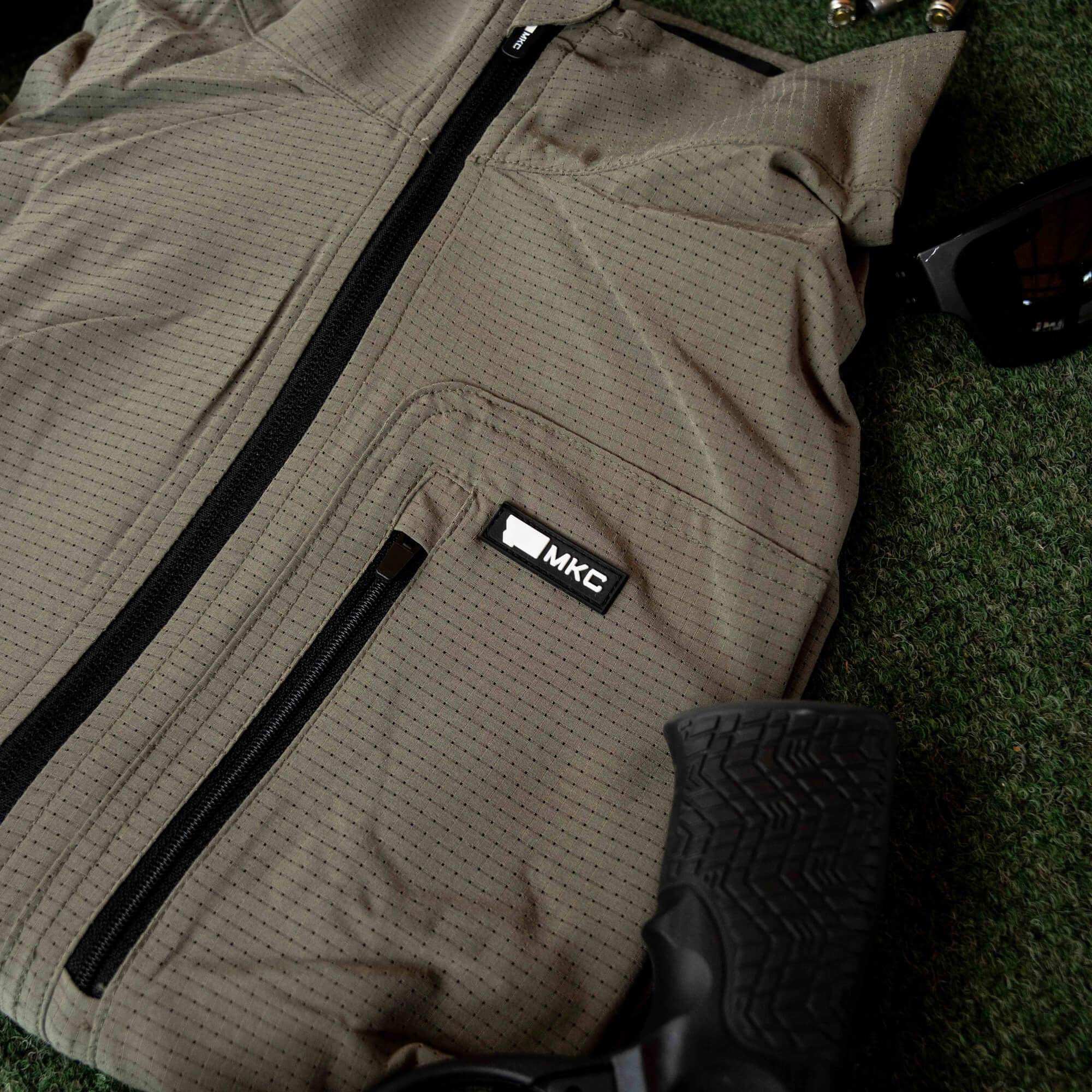 TACTICAL AIRLITE HALF-ZIP - OD GREEN