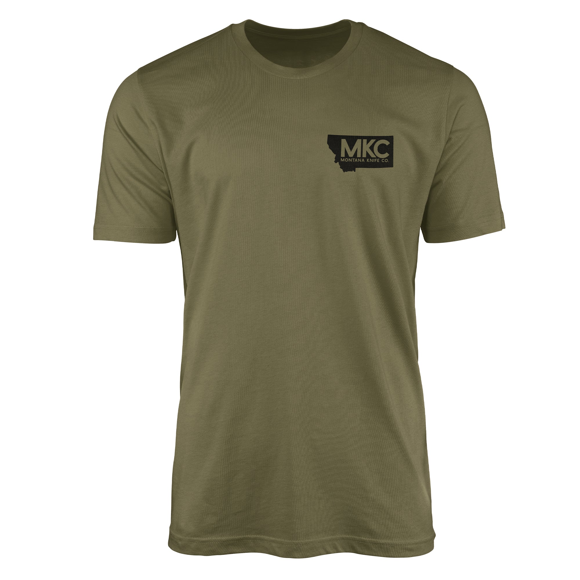 MKC BISON SKULL TEE - OLIVE
