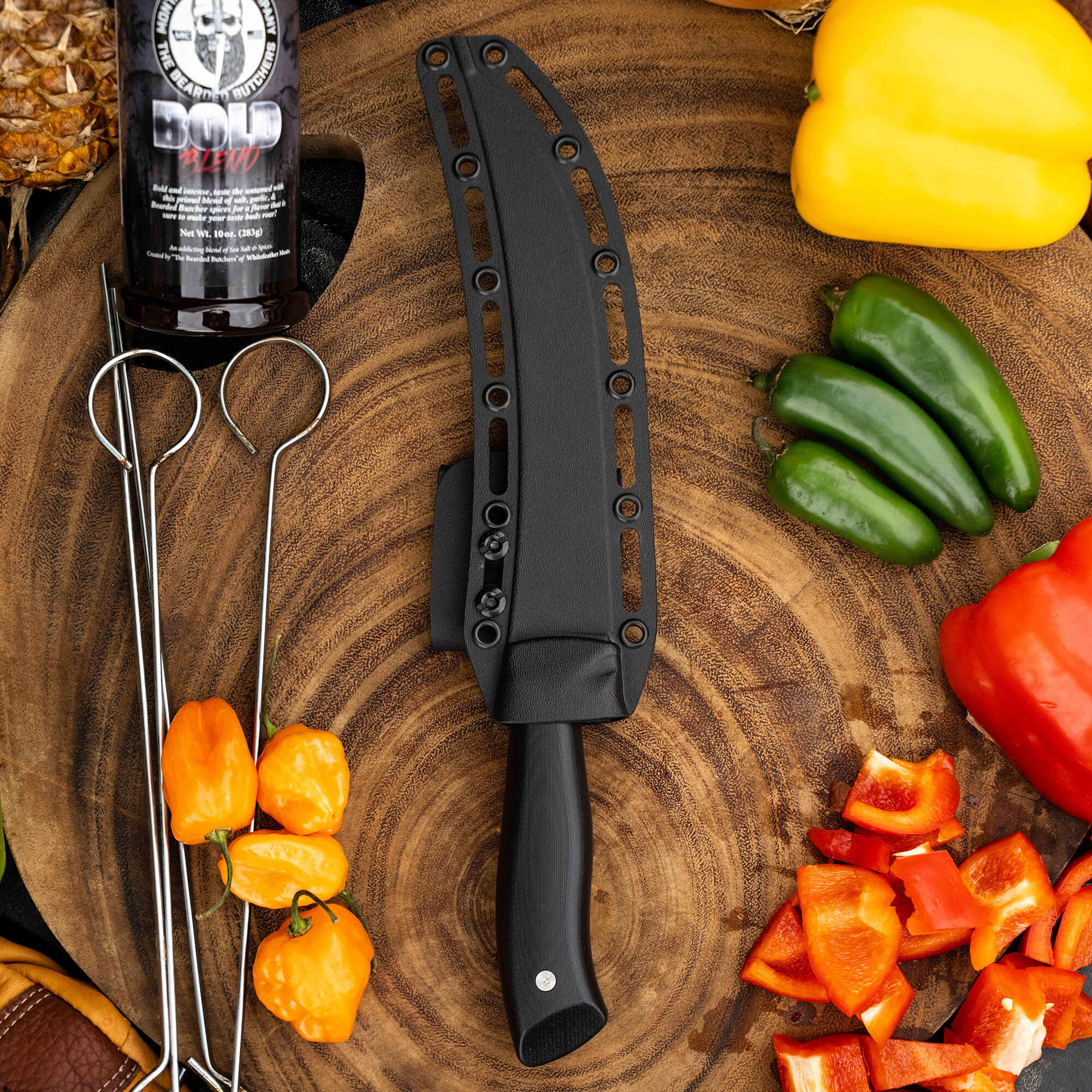 BREAKING BUTCHER KNIFE - PVD - BLACK