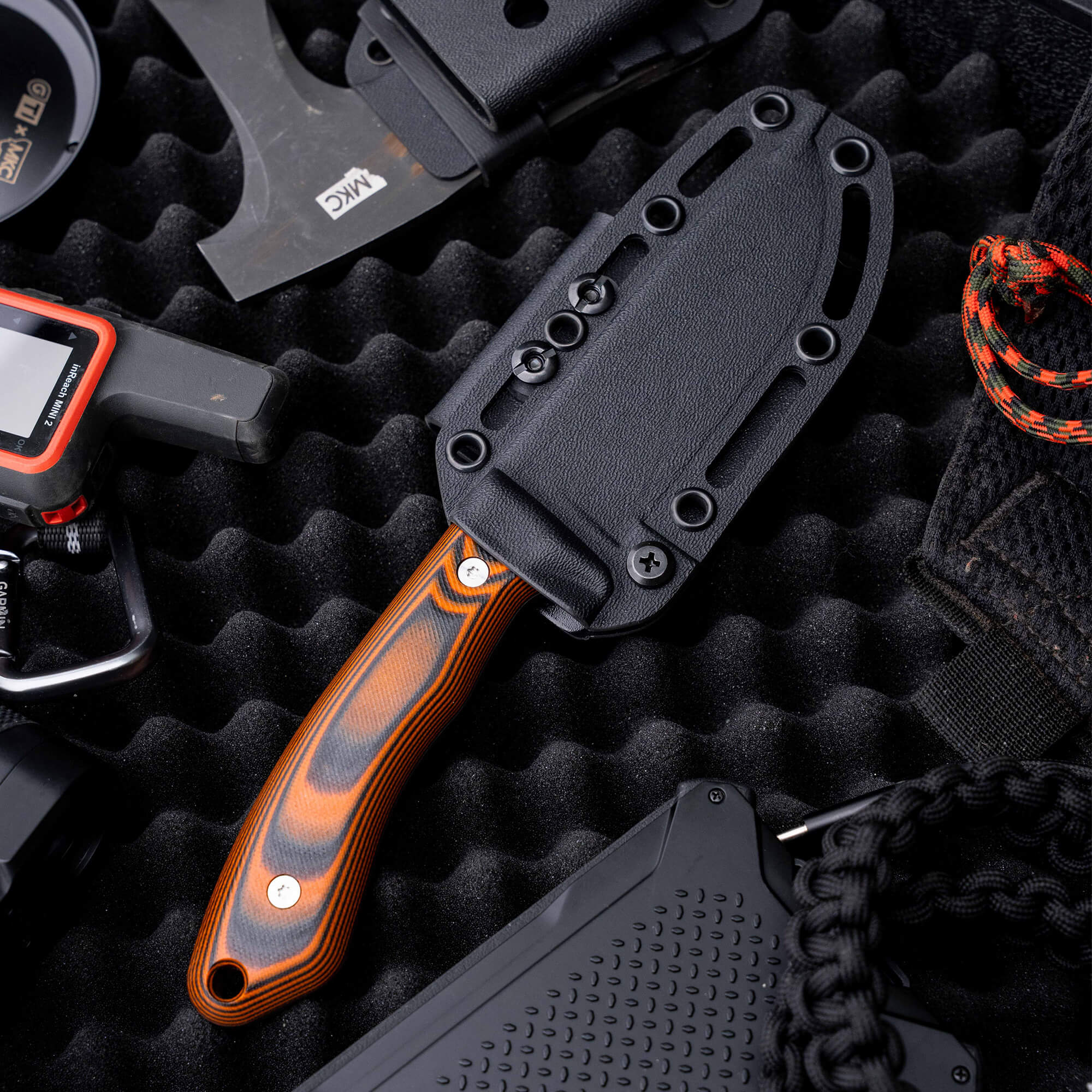 MULE DEER - ORANGE & BLACK