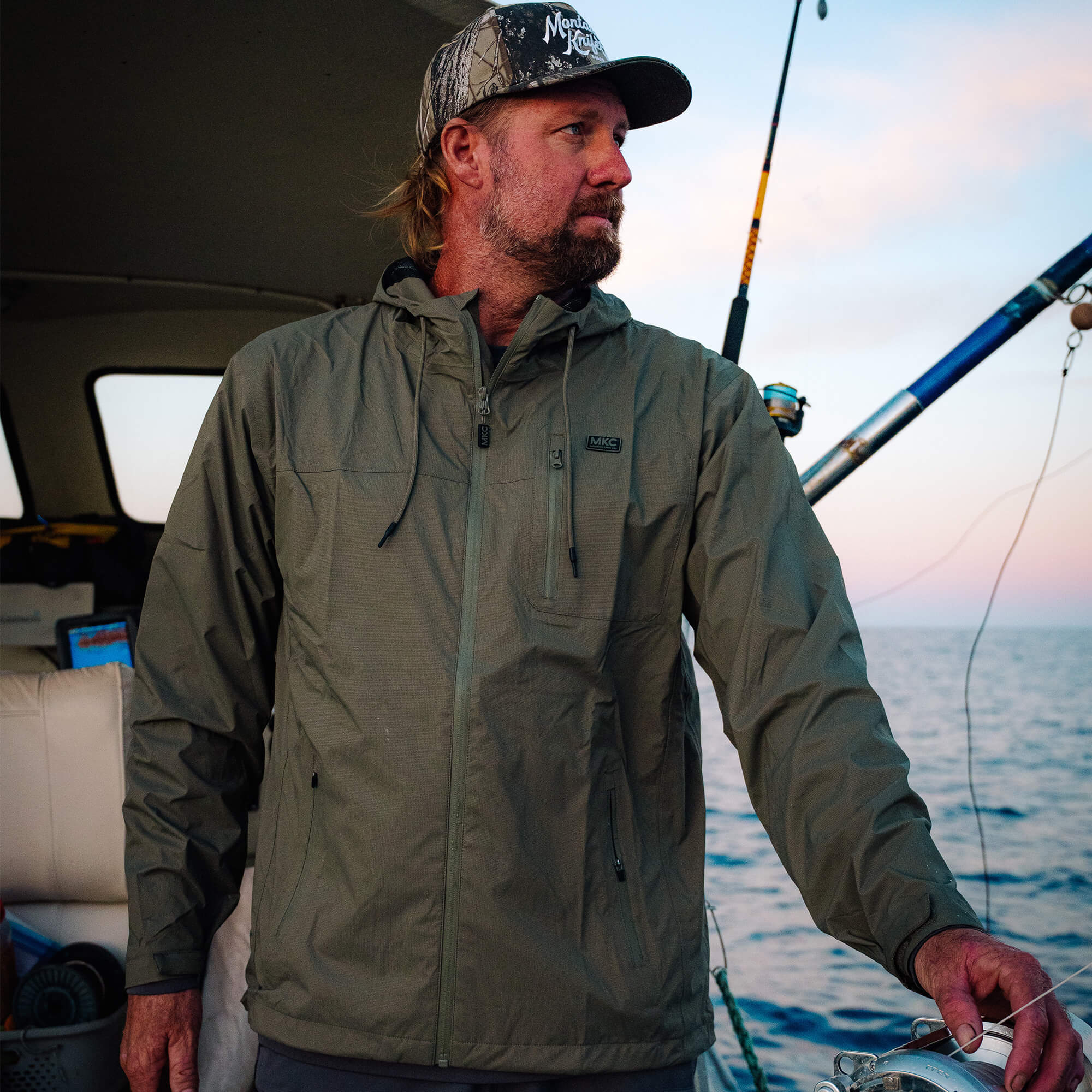 MT. REYNOLDS RAIN JACKET - OLIVE