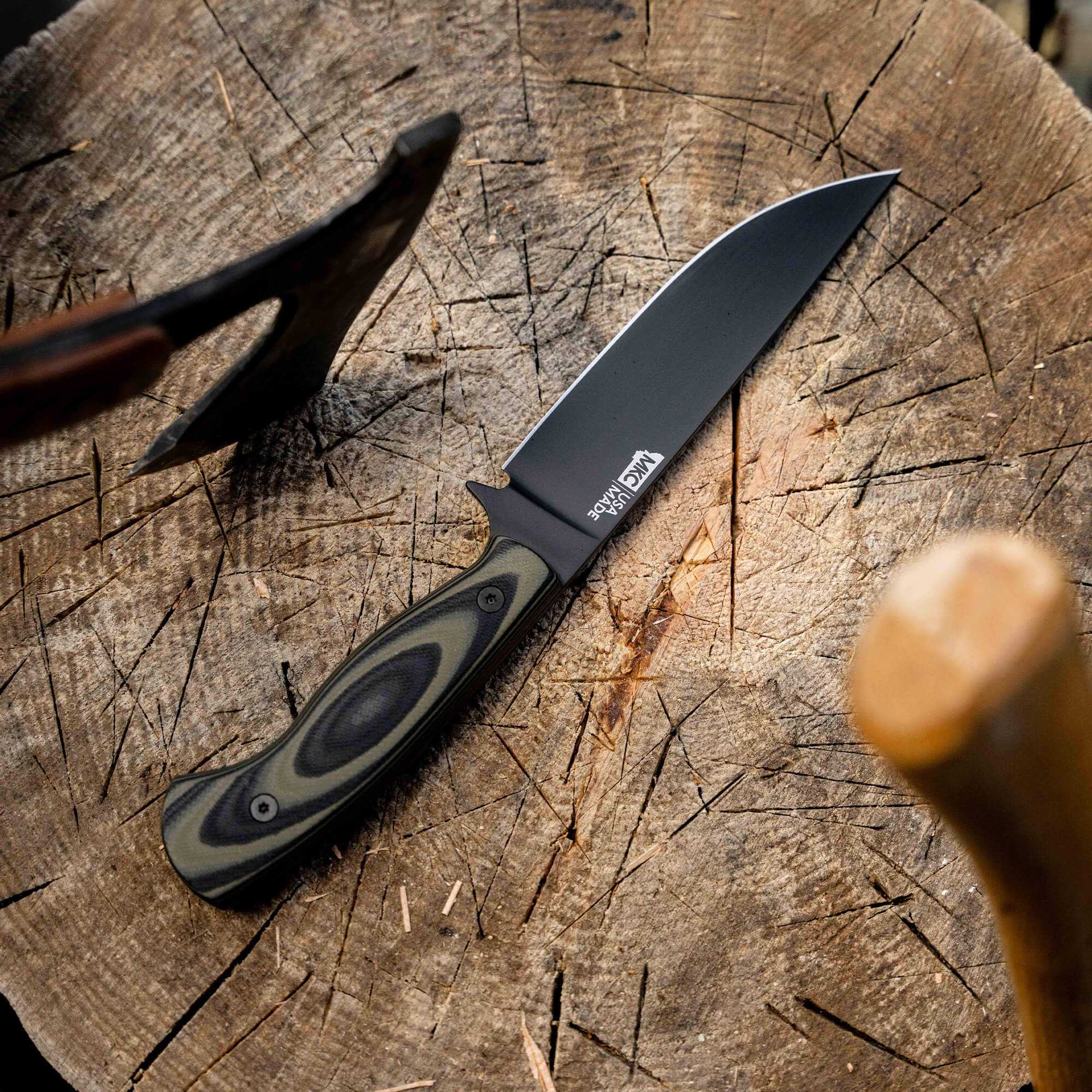 SUPER CUB - DROP POINT HUNTER - GREEN & BLACK