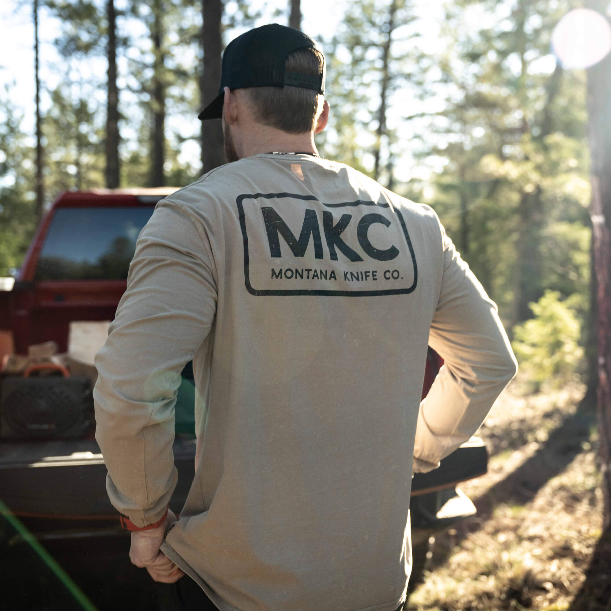 MKC STONEWASH LONG SLEEVE - QUICKSAND