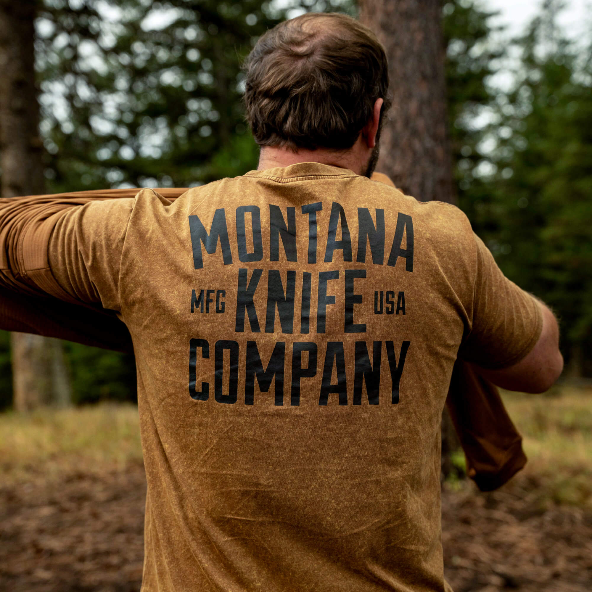 MKC STONEWASH TEE - COYOTE