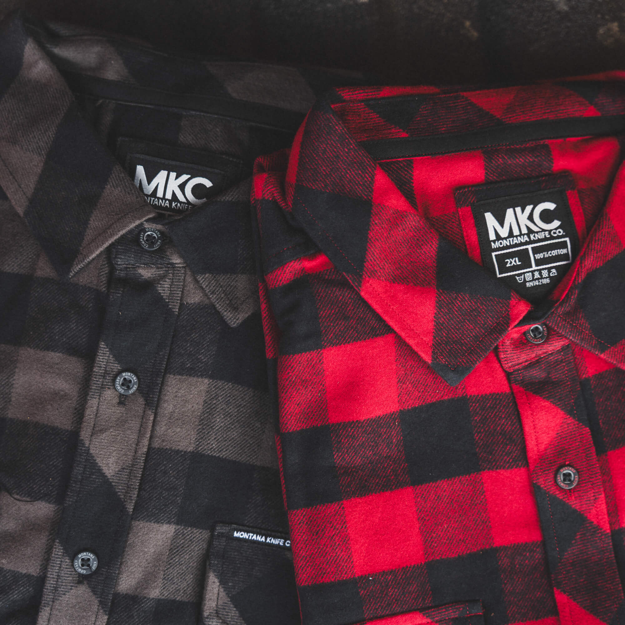 MKC HEAVYWEIGHT FLANNEL - RED