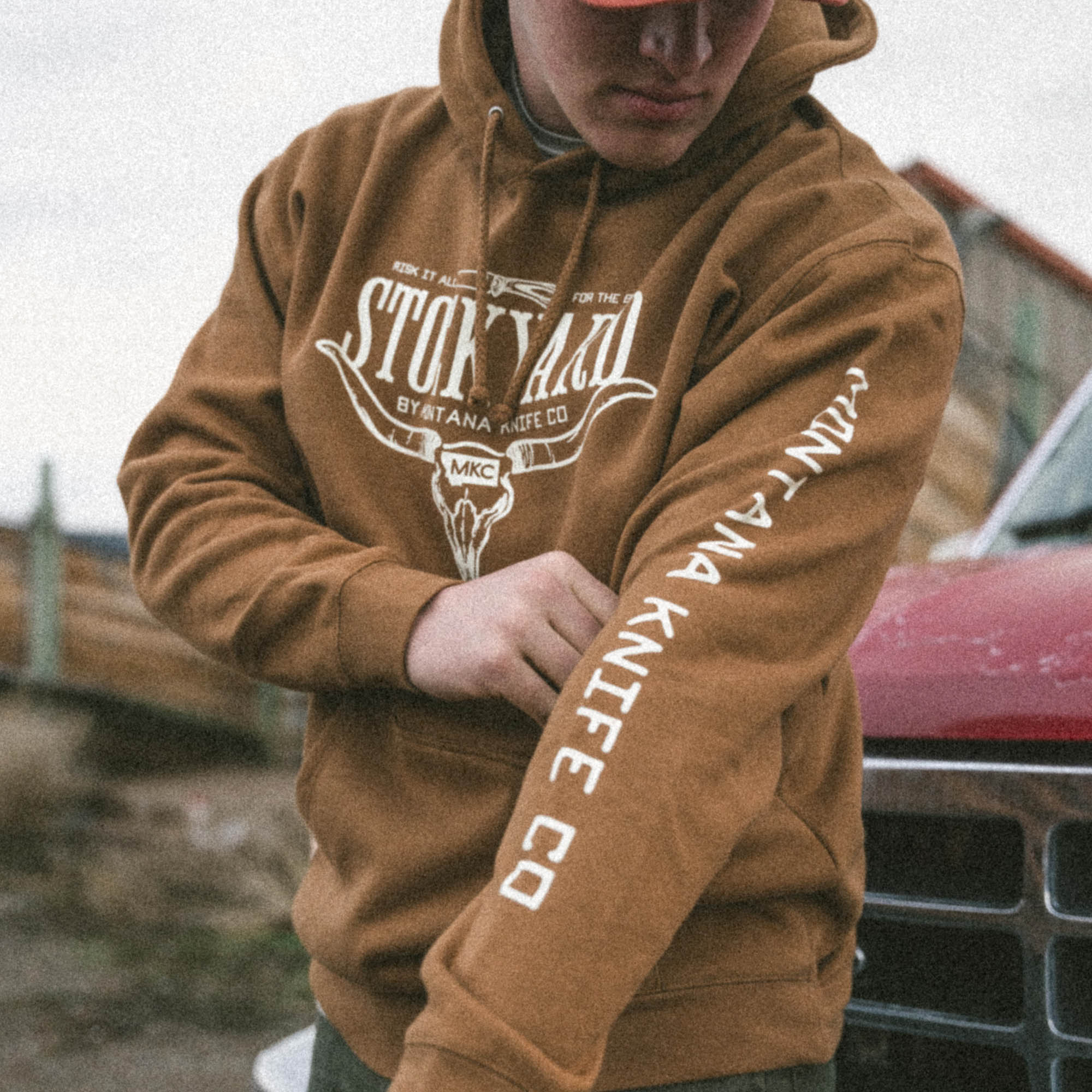 STOCKYARD HOODIE - SADDLE
