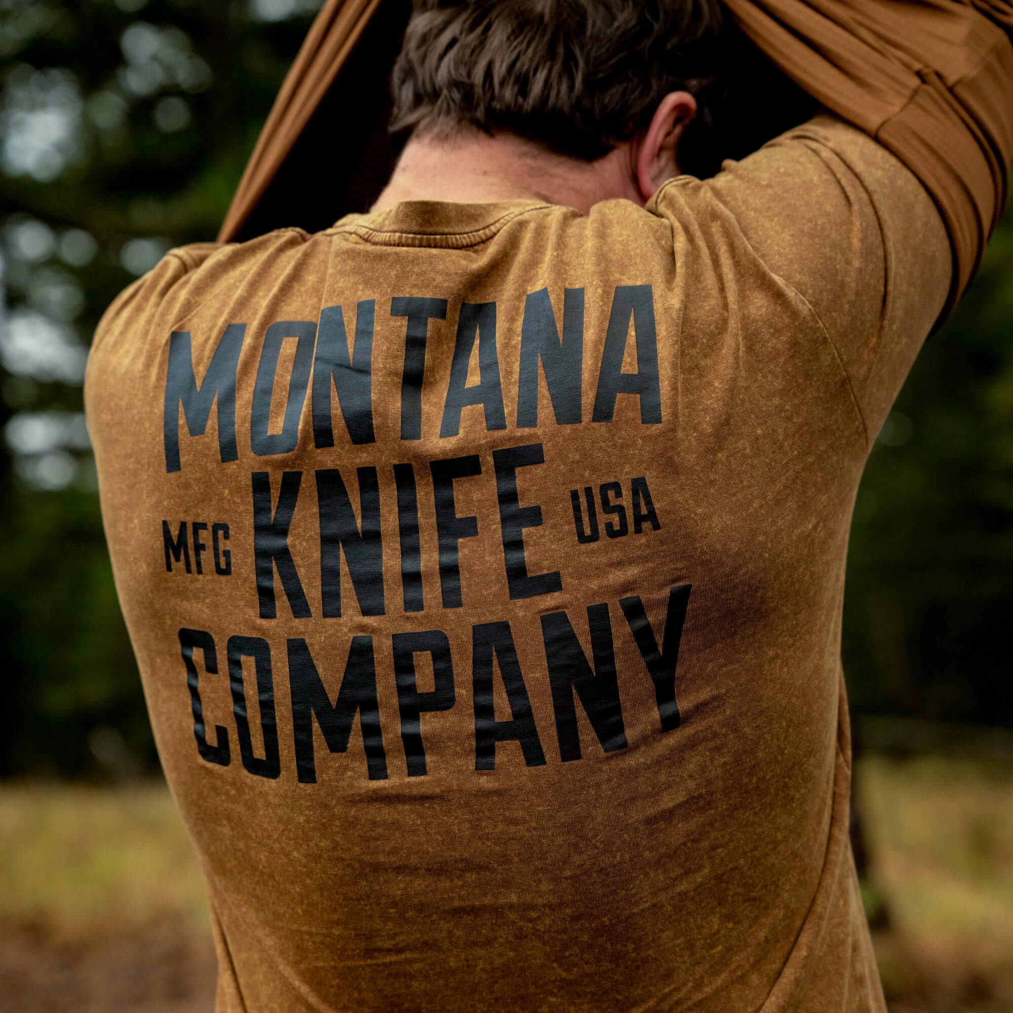 MKC STONEWASH TEE - COYOTE