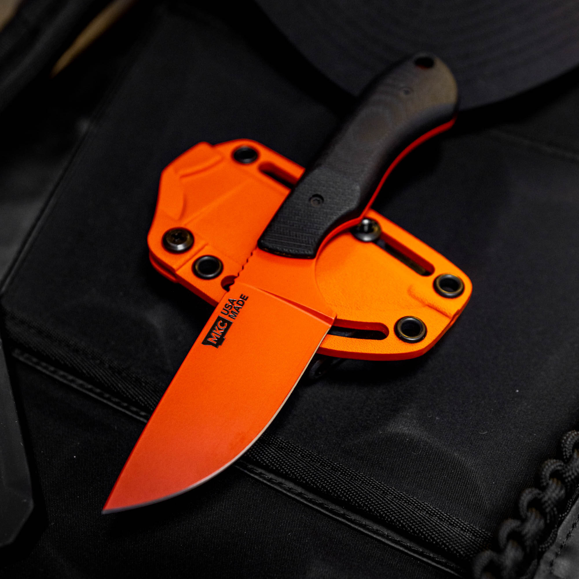 MKC ELK KNIFE - BLAZE ORANGE CERAKOTE™