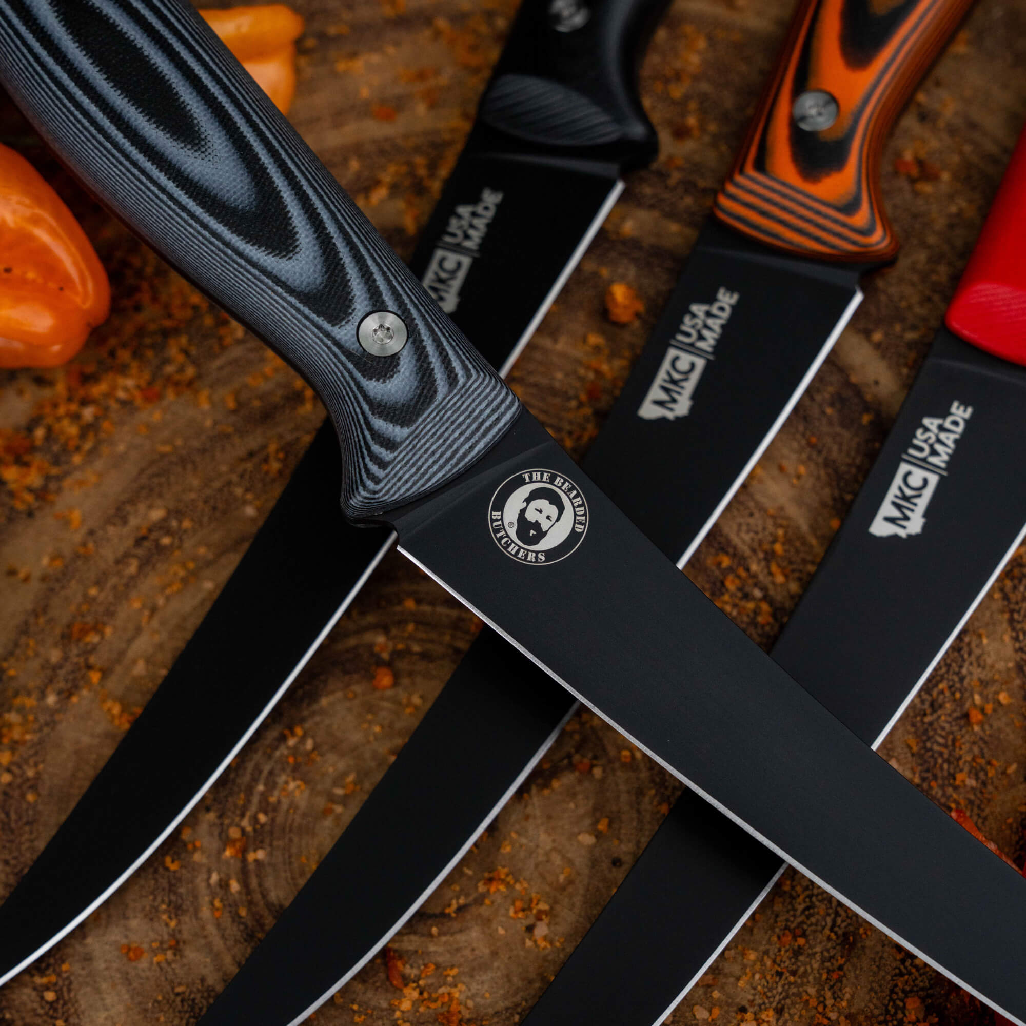 BONING BUTCHER KNIFE - BEARDED BUTCHERS EDITION - GREY/BLACK