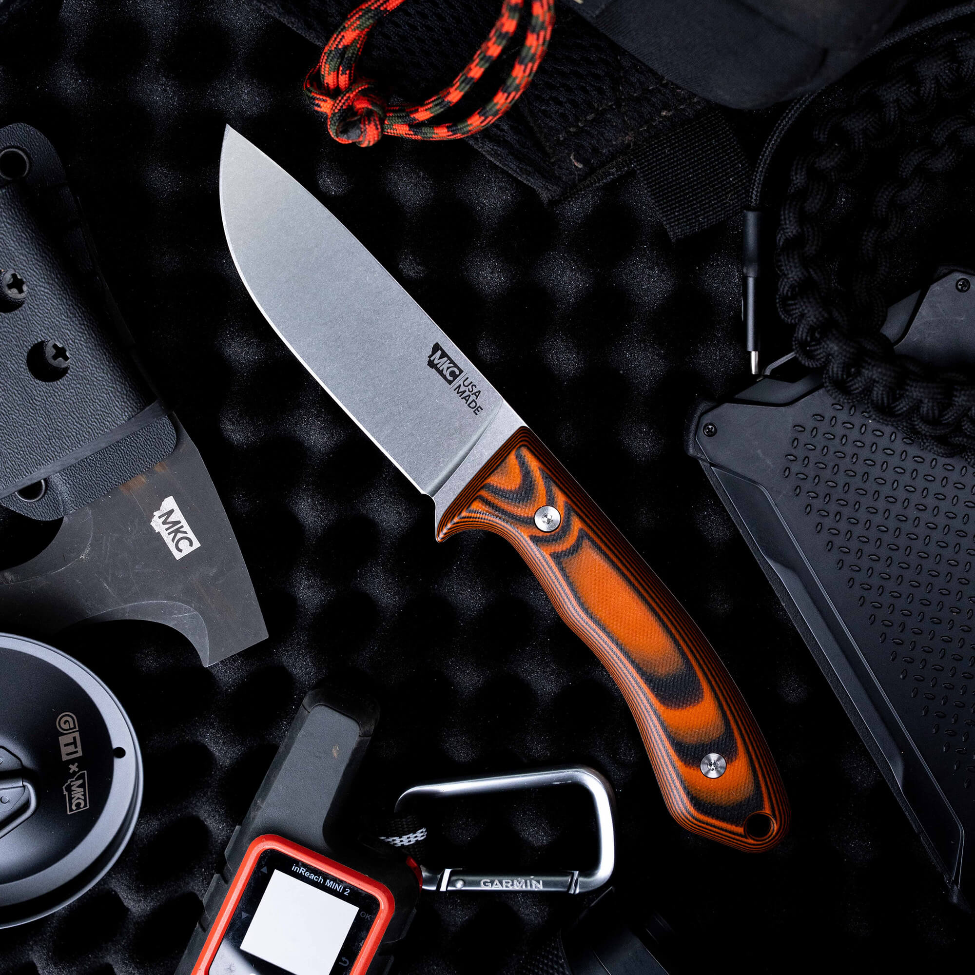 MULE DEER - ORANGE & BLACK