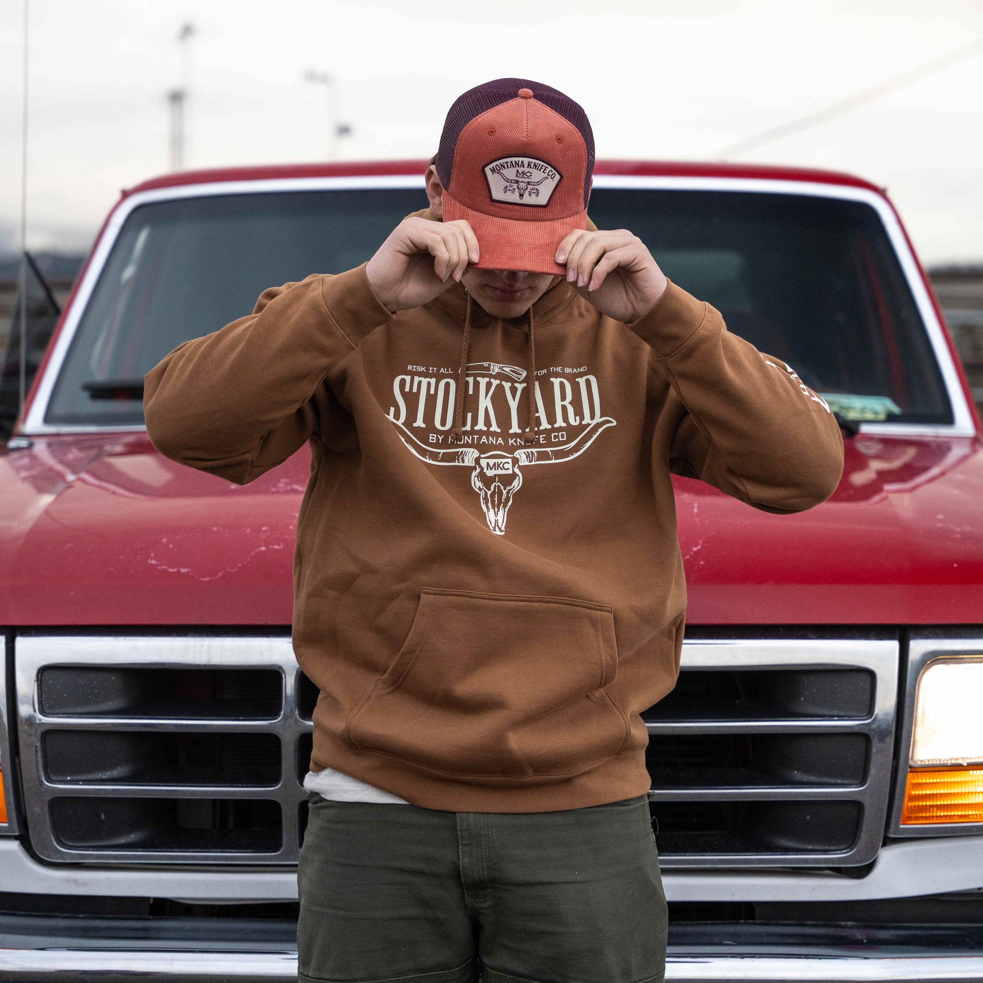STOCKYARD HOODIE - SADDLE