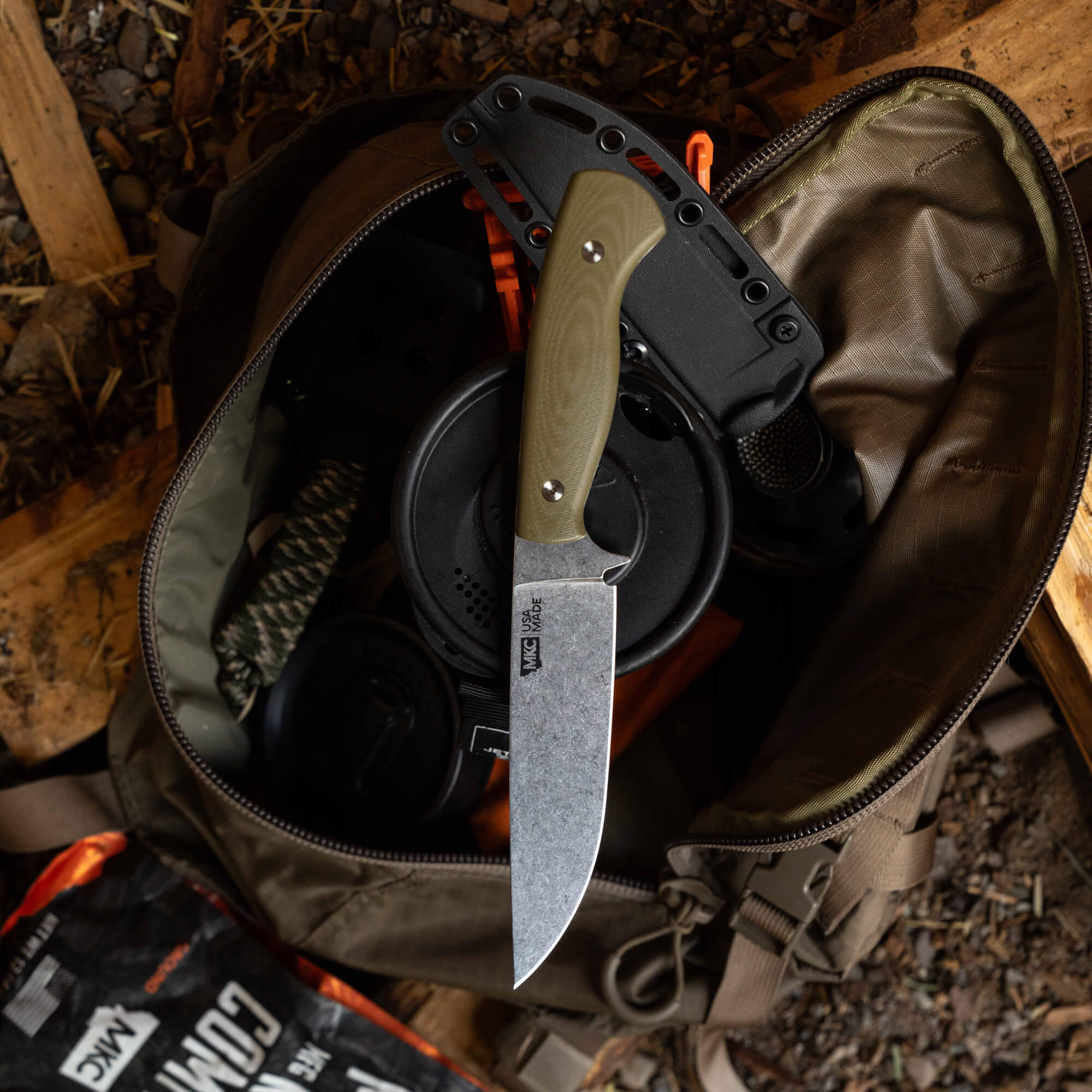 MAGNACUT SUPER CUB - DROP POINT HUNTER - OLIVE