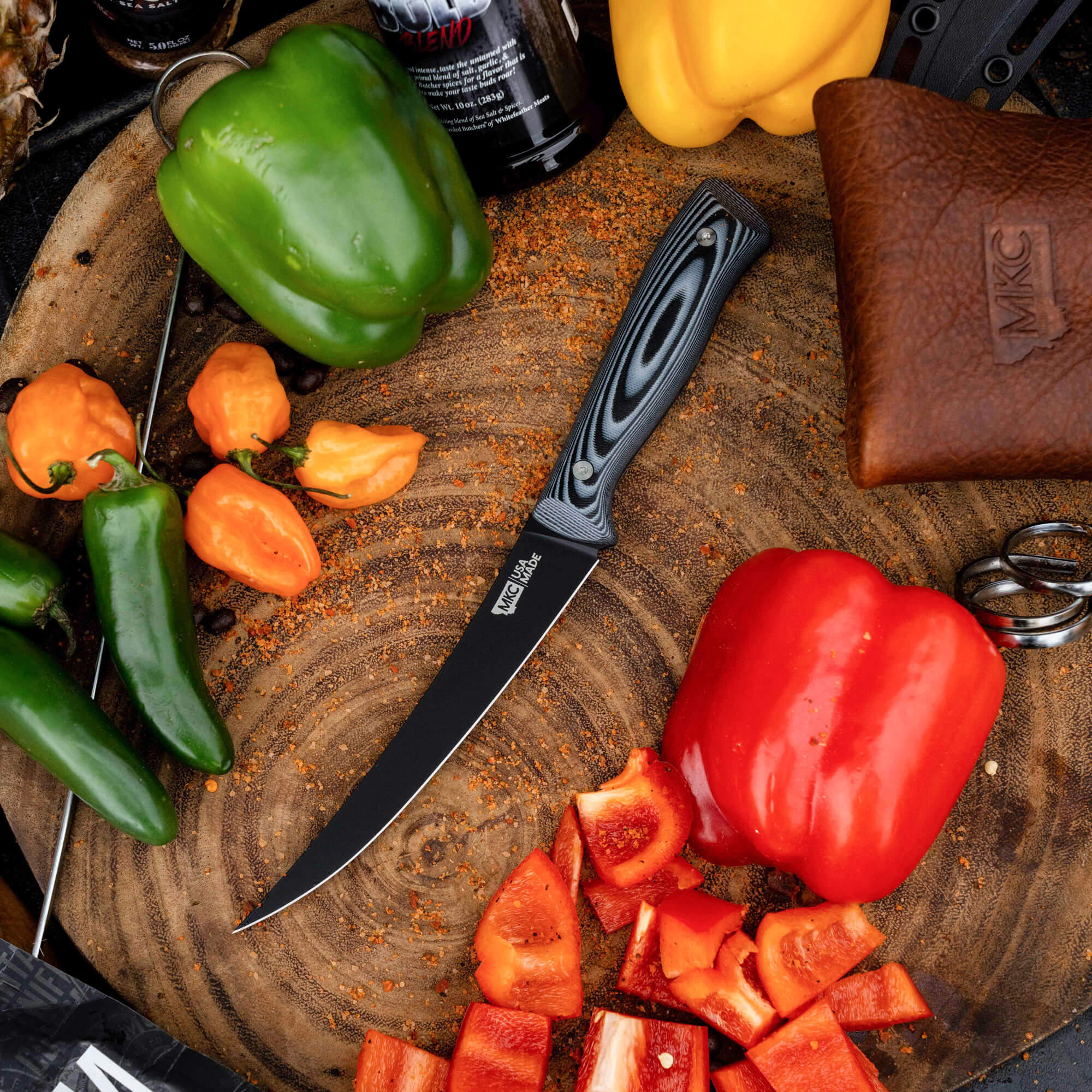 BONING BUTCHER KNIFE - BEARDED BUTCHERS EDITION - GREY/BLACK