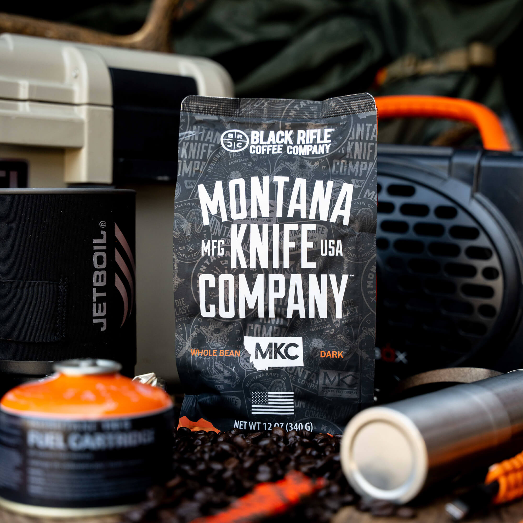 MKC X BLACK RIFLE COFFEE SIGNATURE DARK ROAST - WHOLE BEAN