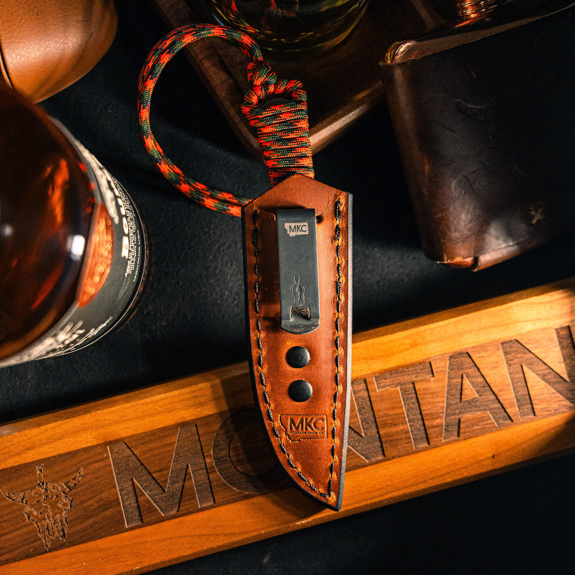 MINI GATOR LEATHER SHEATH - CONCEALED POCKET CARRY