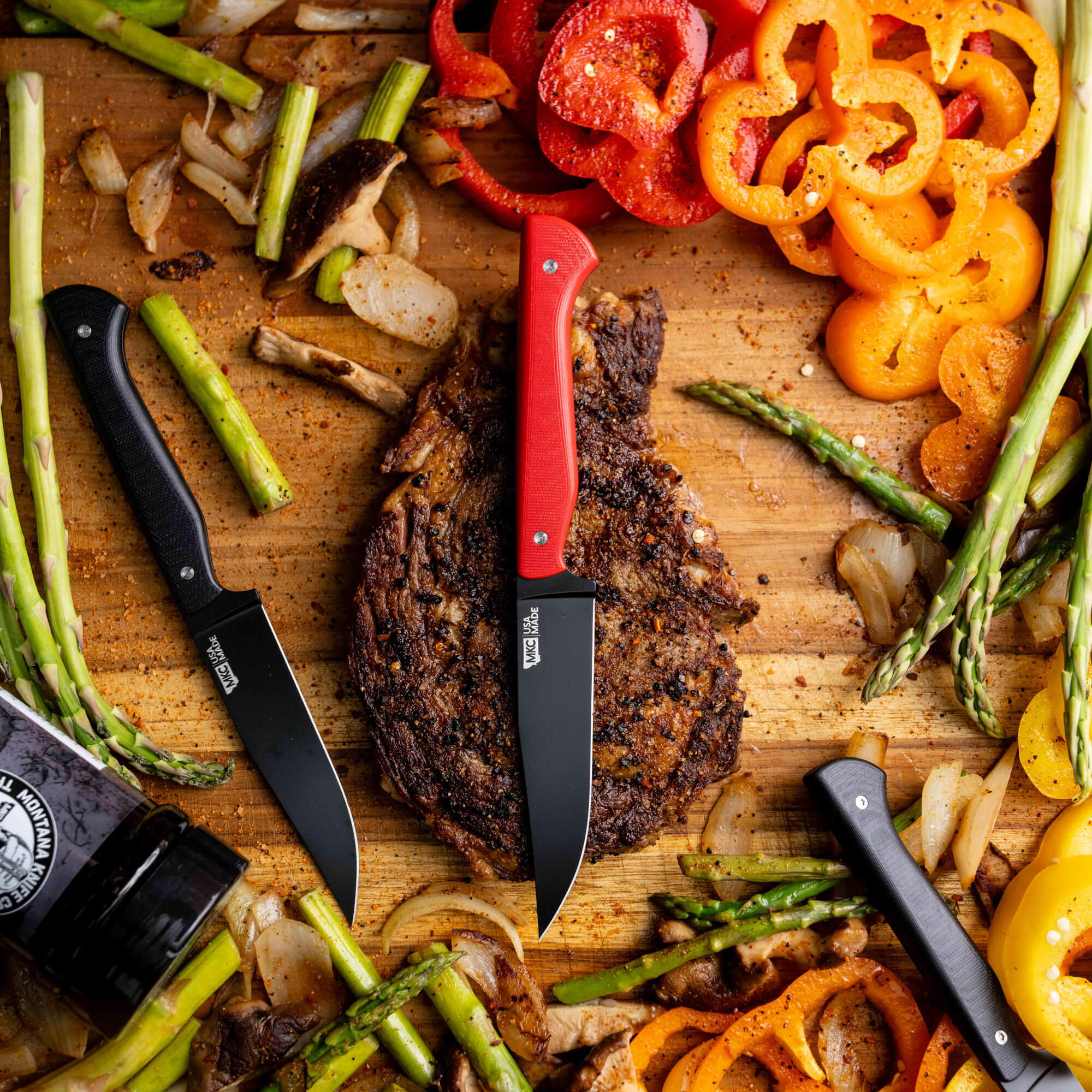 MKC STEAK KNIVES (SET OF 4) - PVD - RED