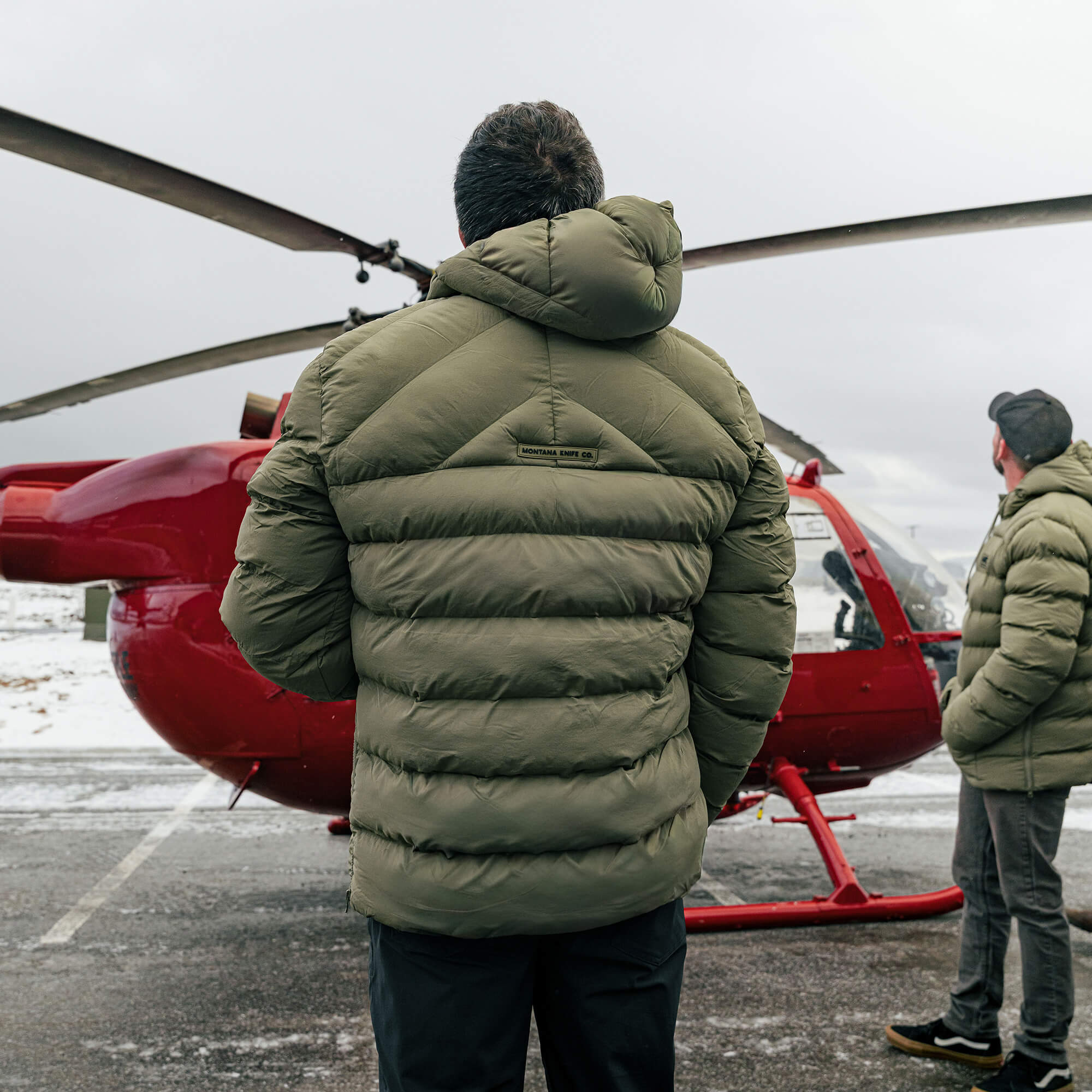 OBERLIN PULLOVER PUFFY JACKET - OLIVE