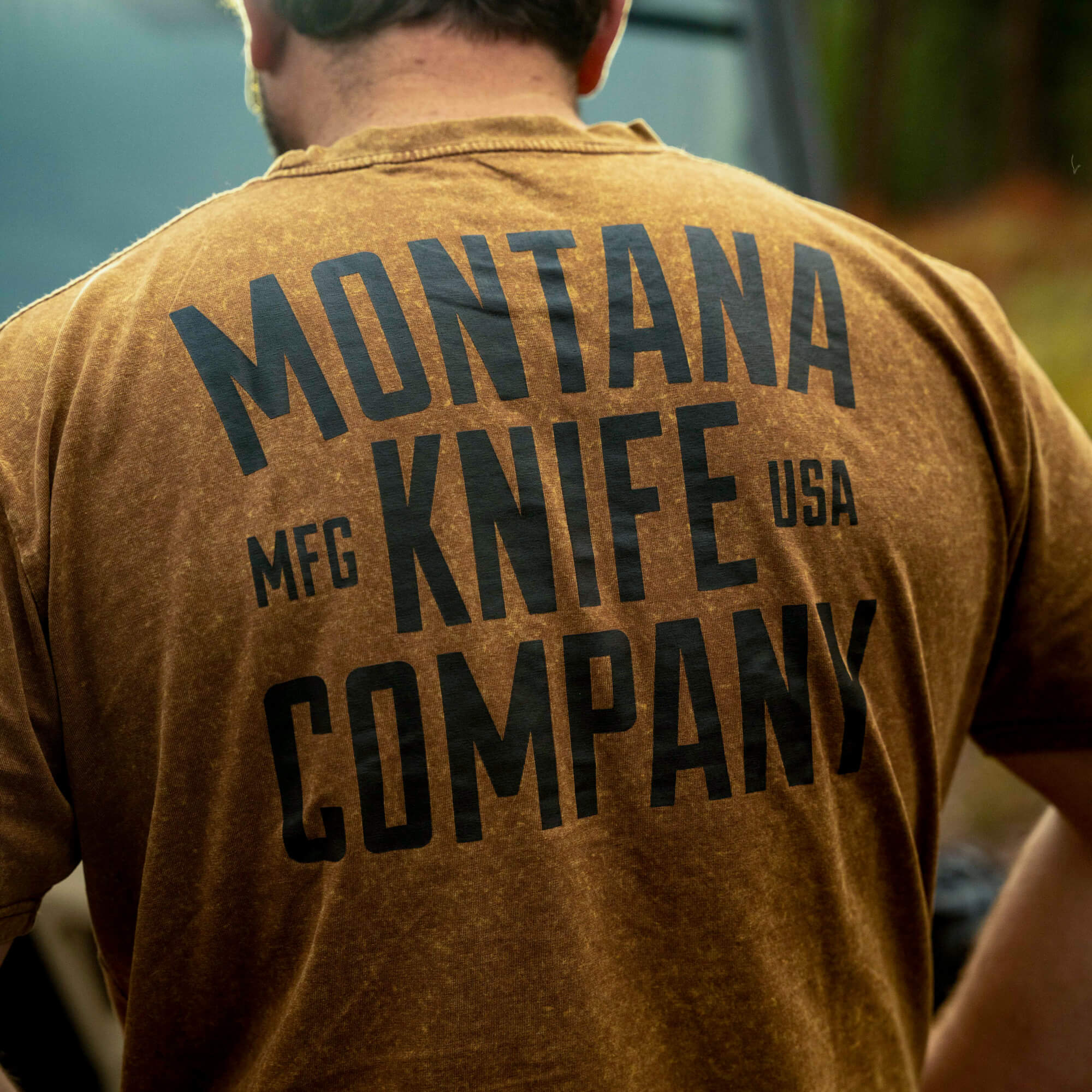 MKC STONEWASH TEE - COYOTE