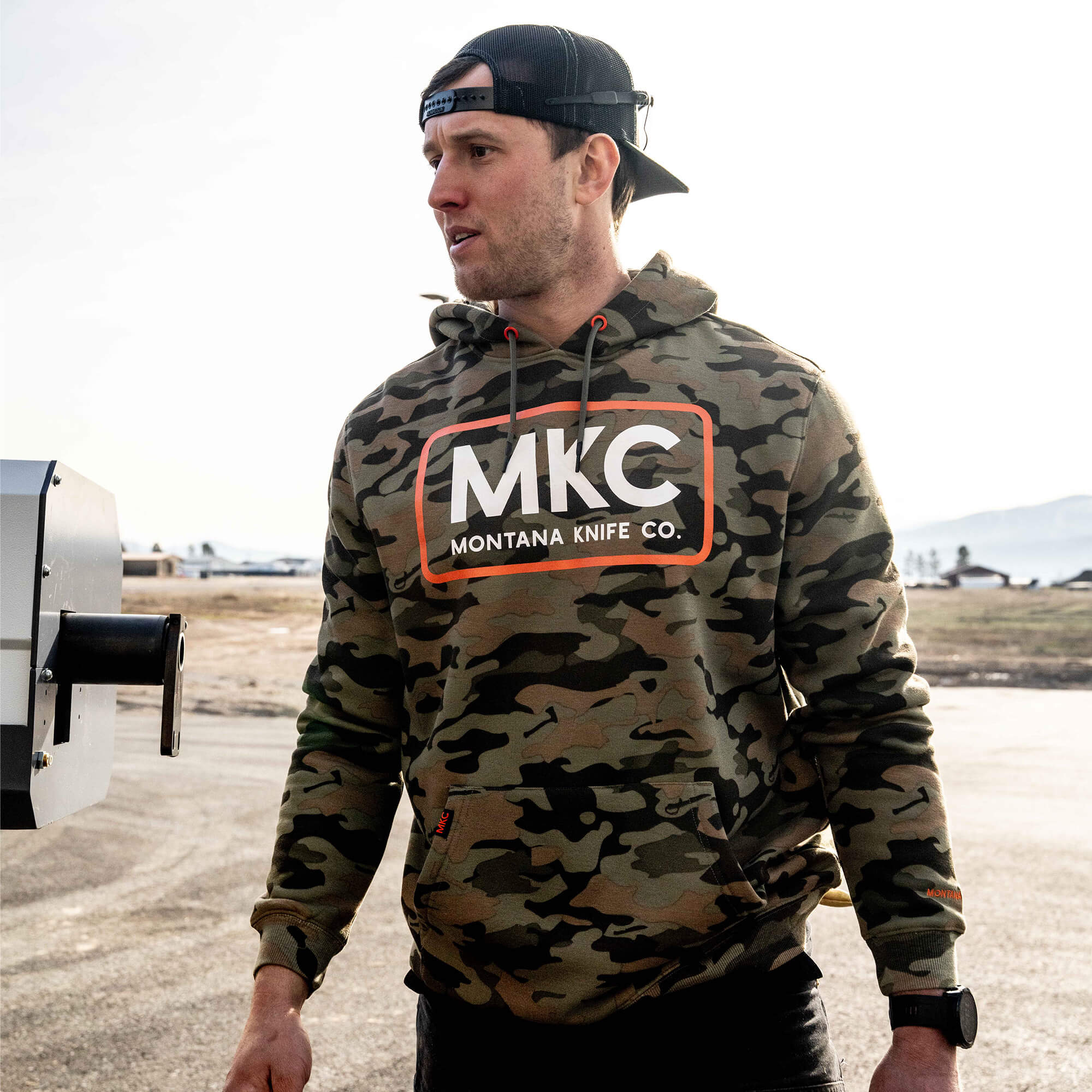 MKC FLEECE HOODIE - VINTAGE WOODLAND CAMO
