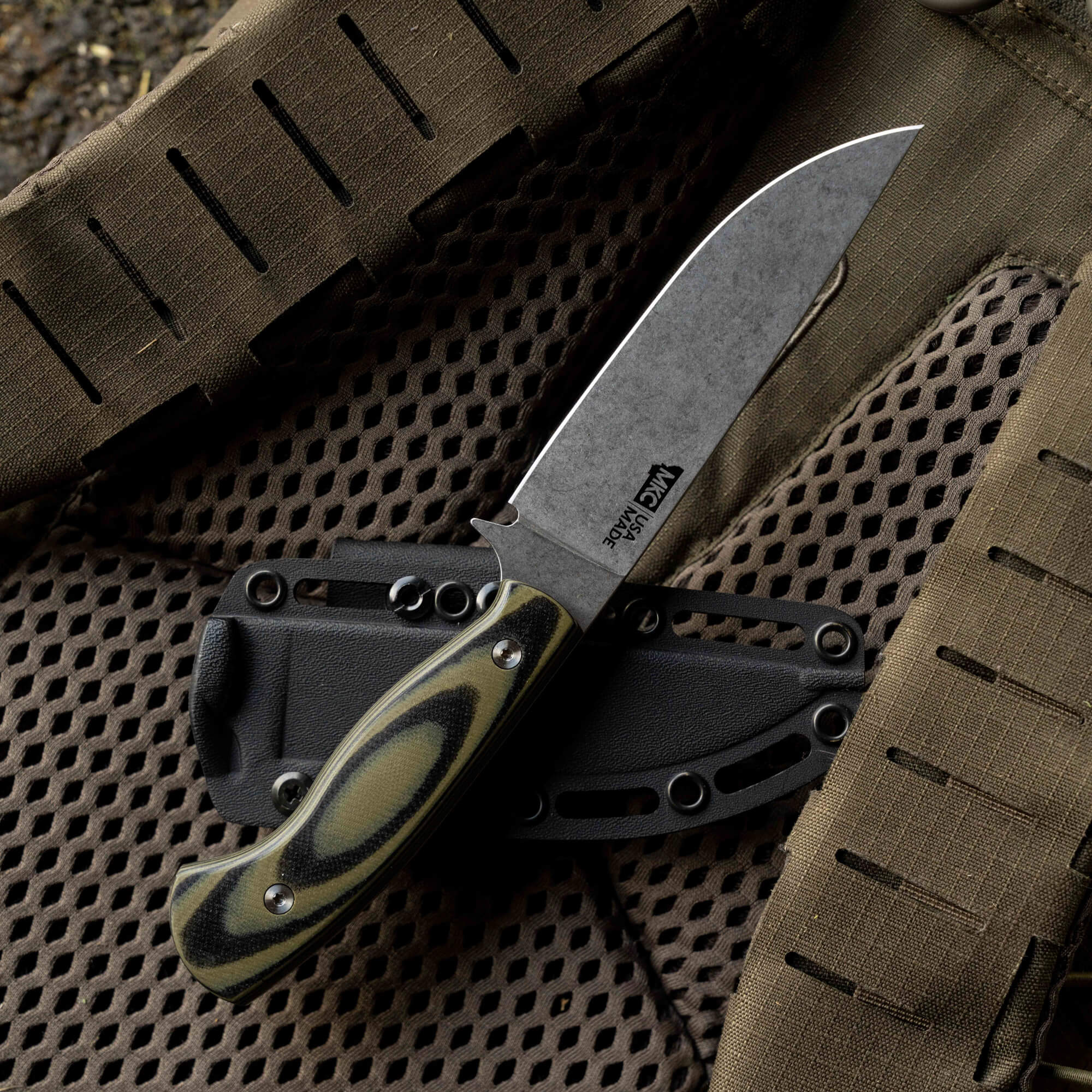 MAGNACUT SUPER CUB - DROP POINT HUNTER - GREEN & BLACK