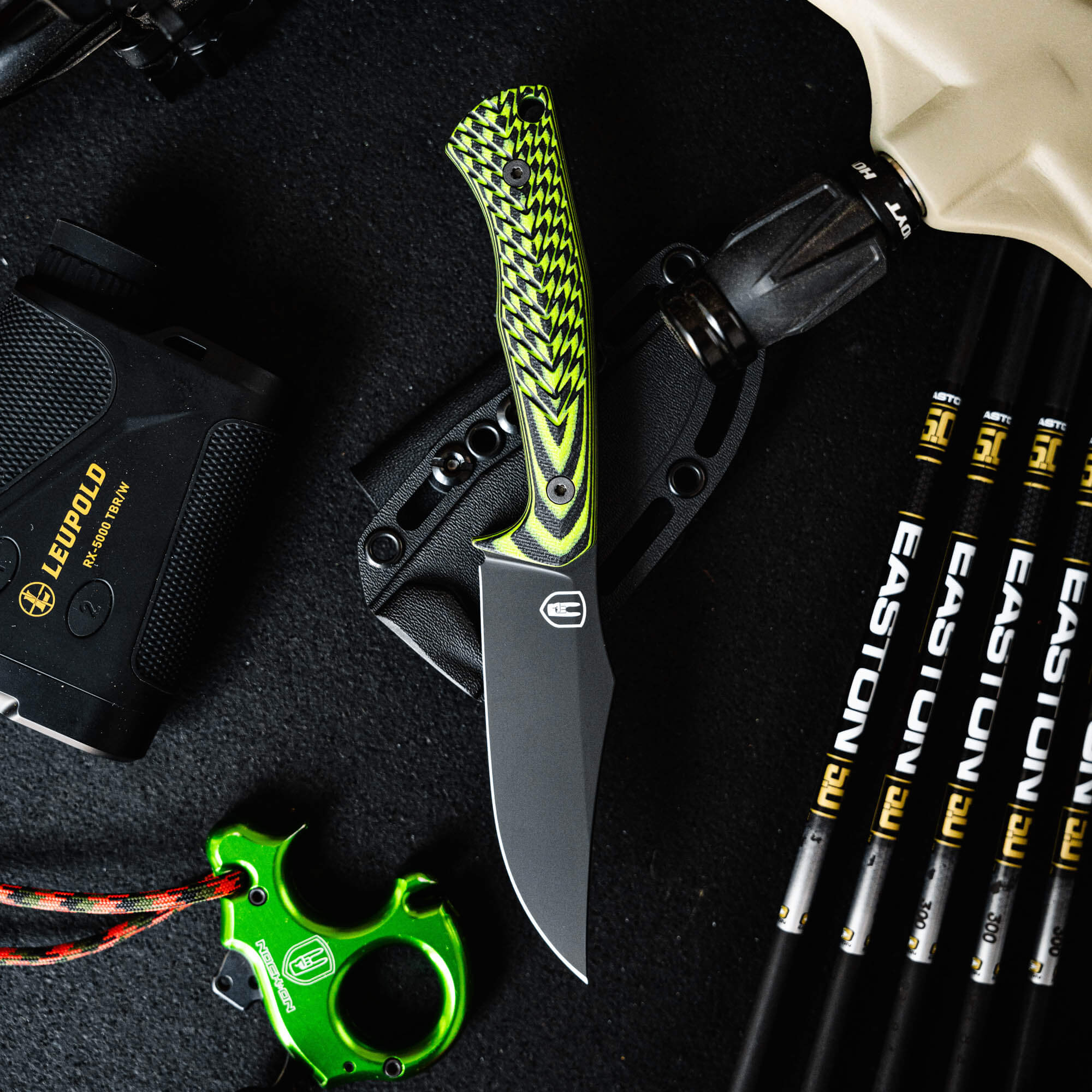 TRIUMPH PRO - NOCK ON NEON GREEN & BLACK