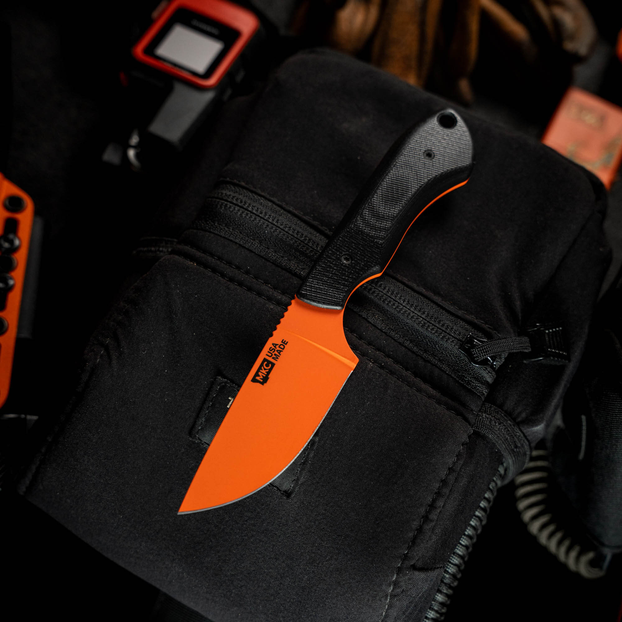 MKC ELK KNIFE - BLAZE ORANGE CERAKOTE™