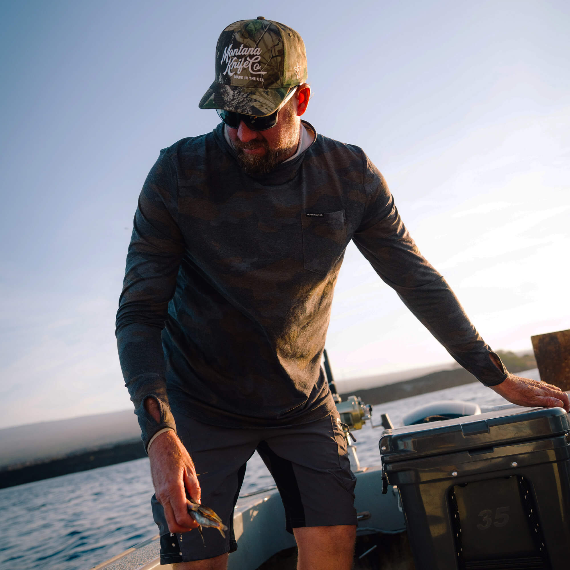 RIMROCK LIGHTWEIGHT HOODIE - DARK WOODLAND CAMO