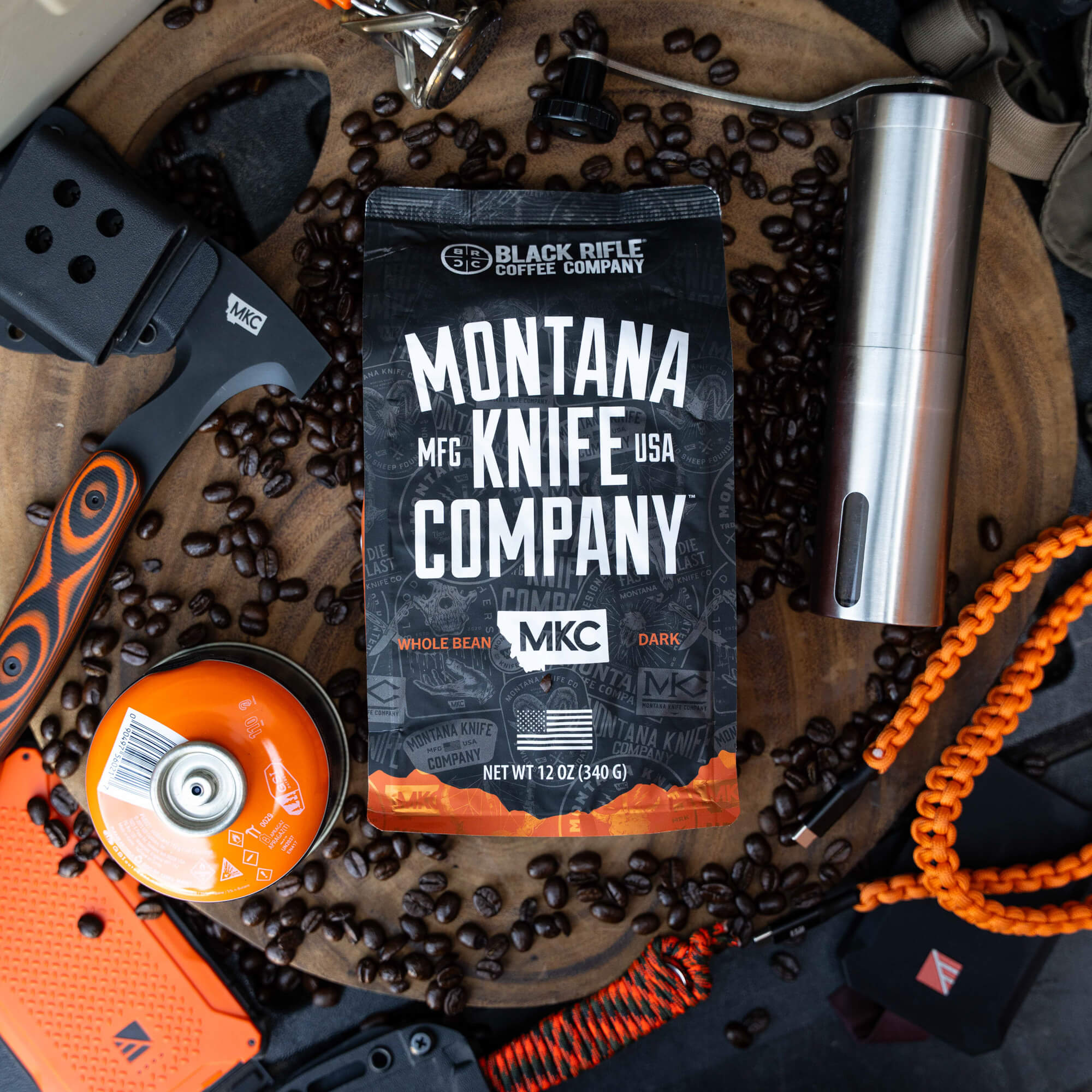 MKC X BLACK RIFLE COFFEE SIGNATURE DARK ROAST - WHOLE BEAN