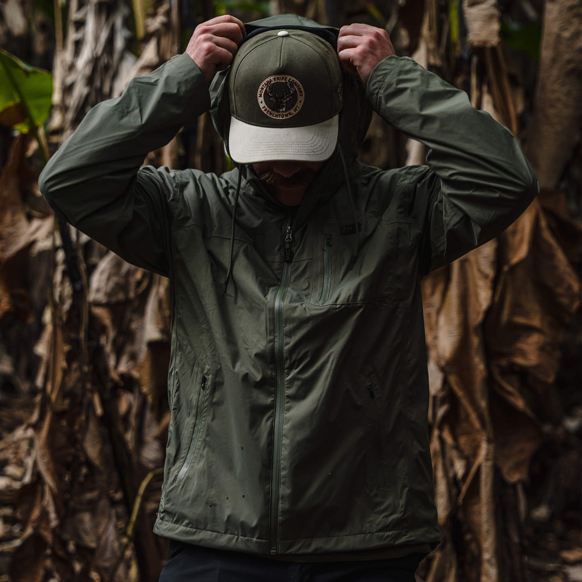 MT. REYNOLDS RAIN JACKET - OLIVE