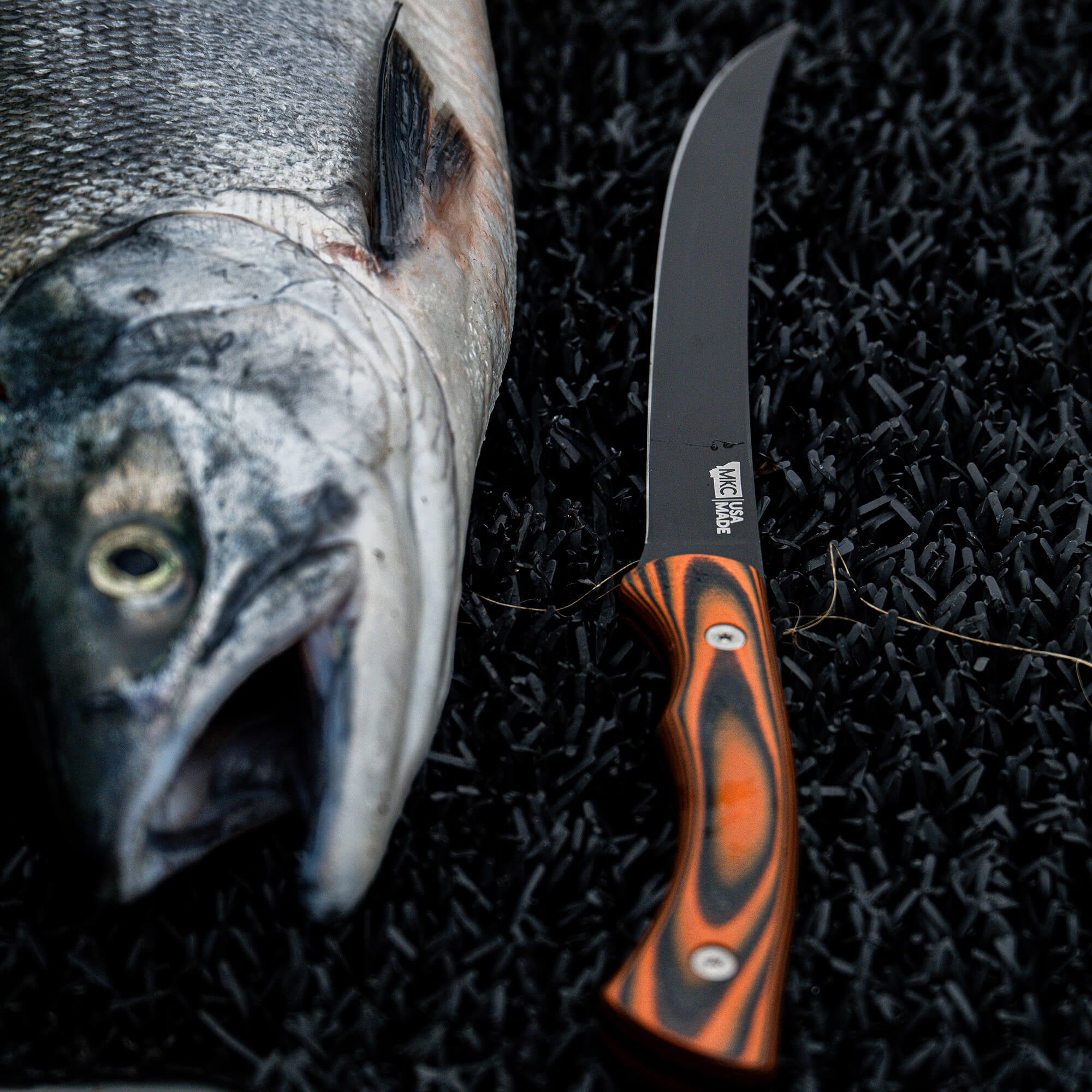 FLATHEAD FILLET - ORANGE & BLACK