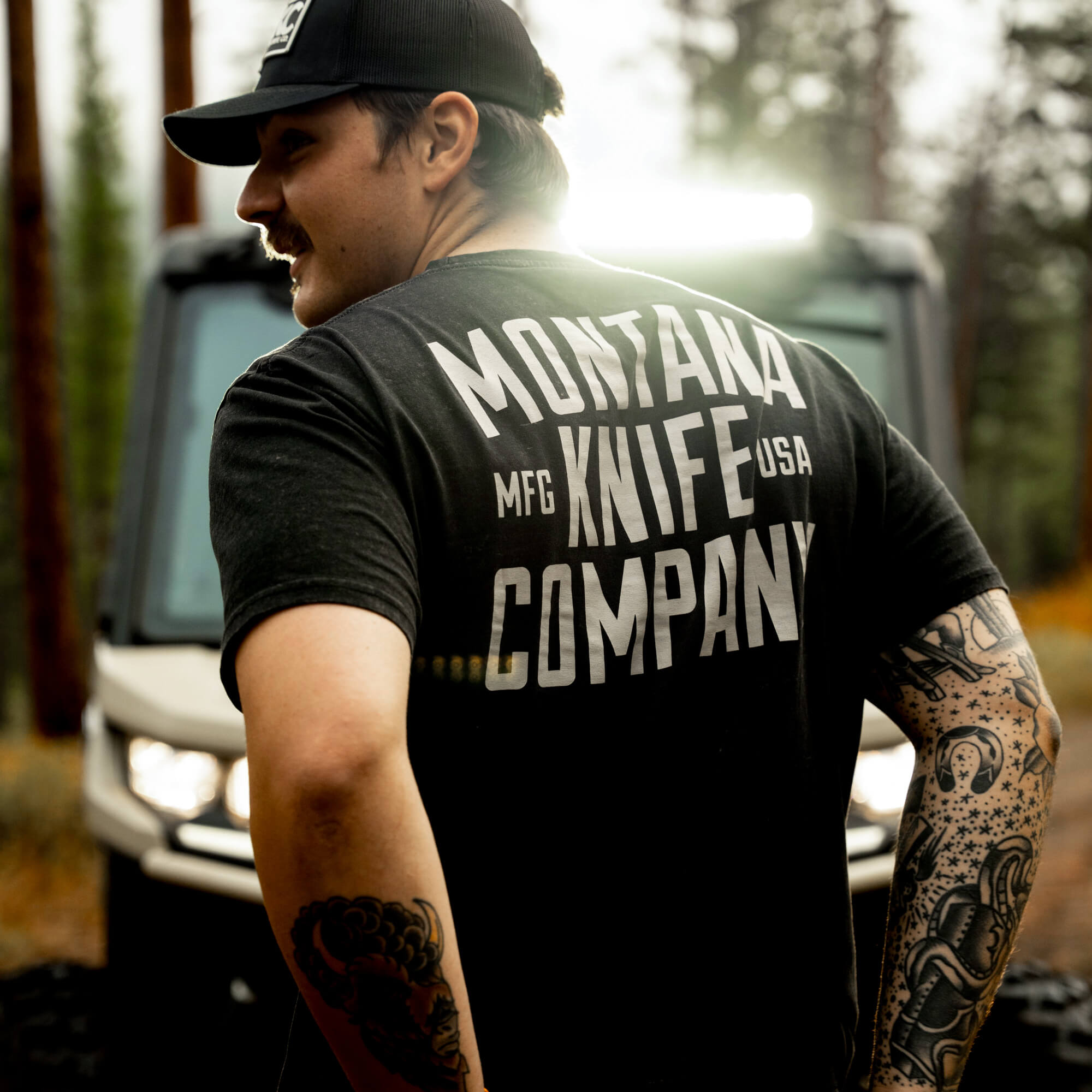 MKC STONEWASH TEE - BLACK