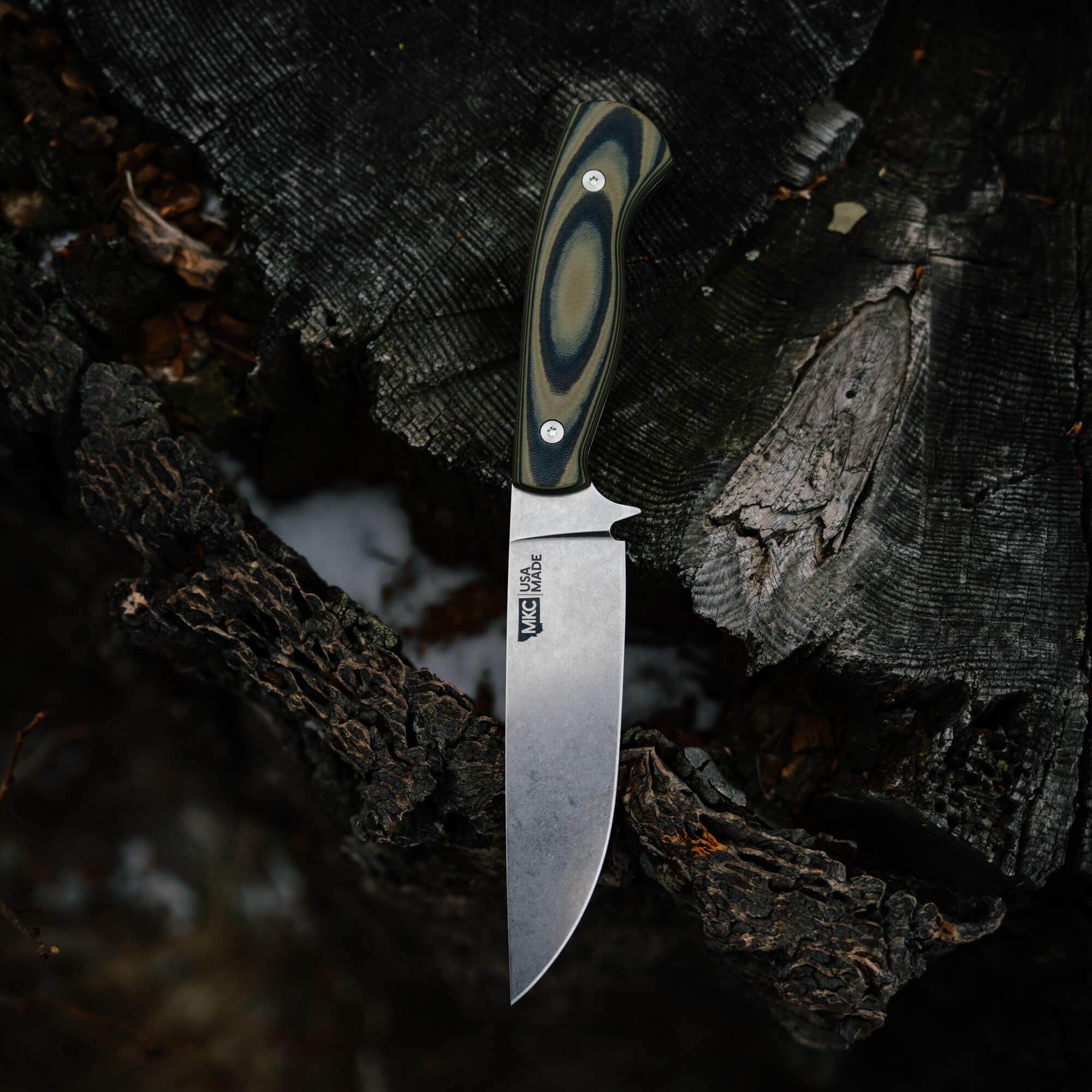 MAGNACUT SUPER CUB - DROP POINT HUNTER - GREEN & BLACK