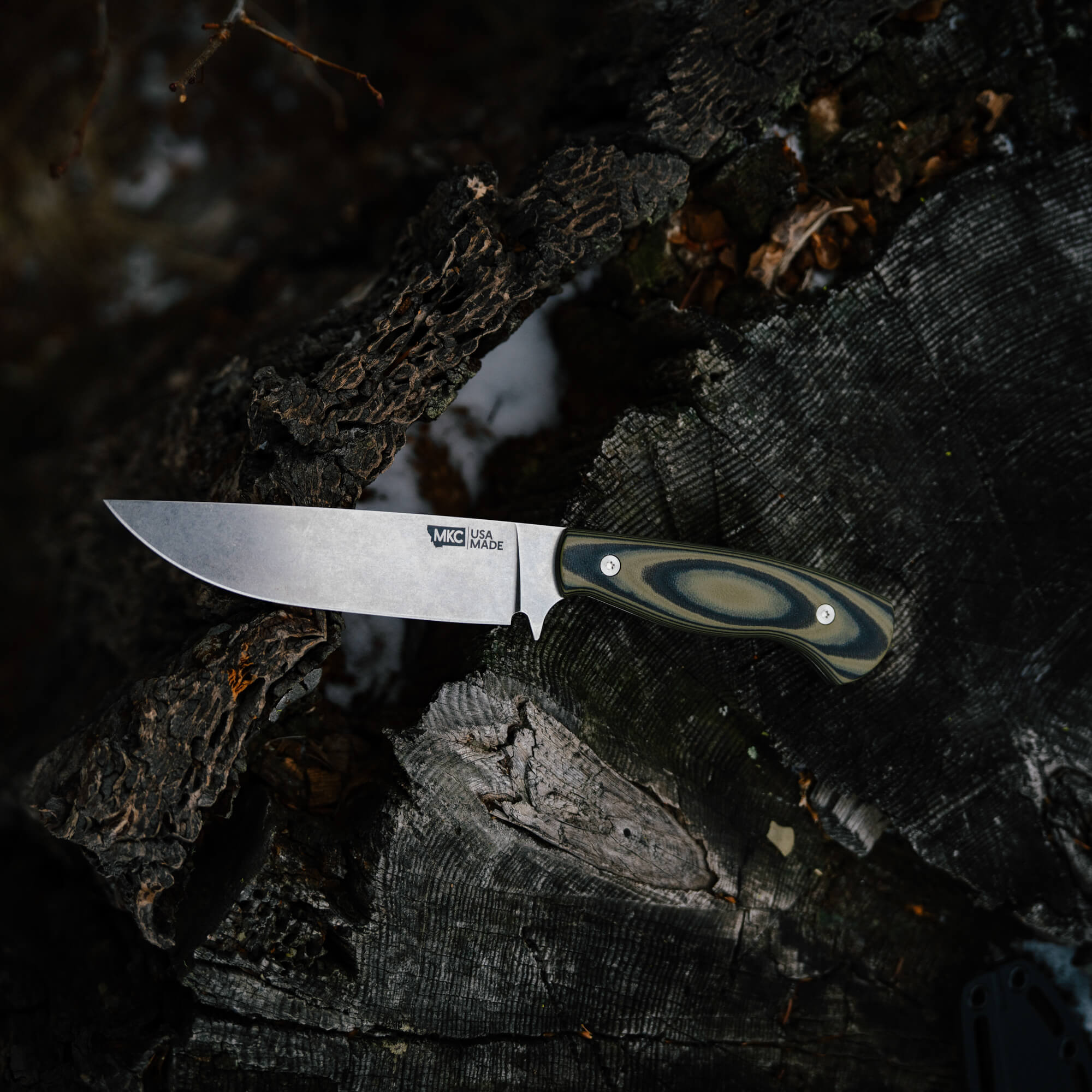 MAGNACUT SUPER CUB - DROP POINT HUNTER - GREEN & BLACK