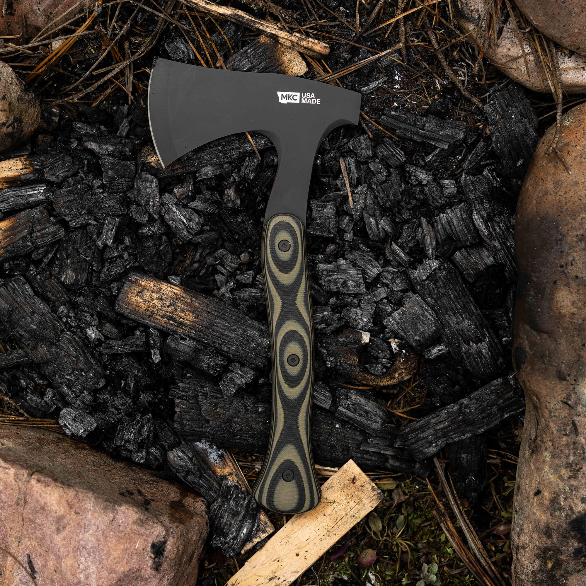 HELLGATE HATCHET - GREEN & BLACK