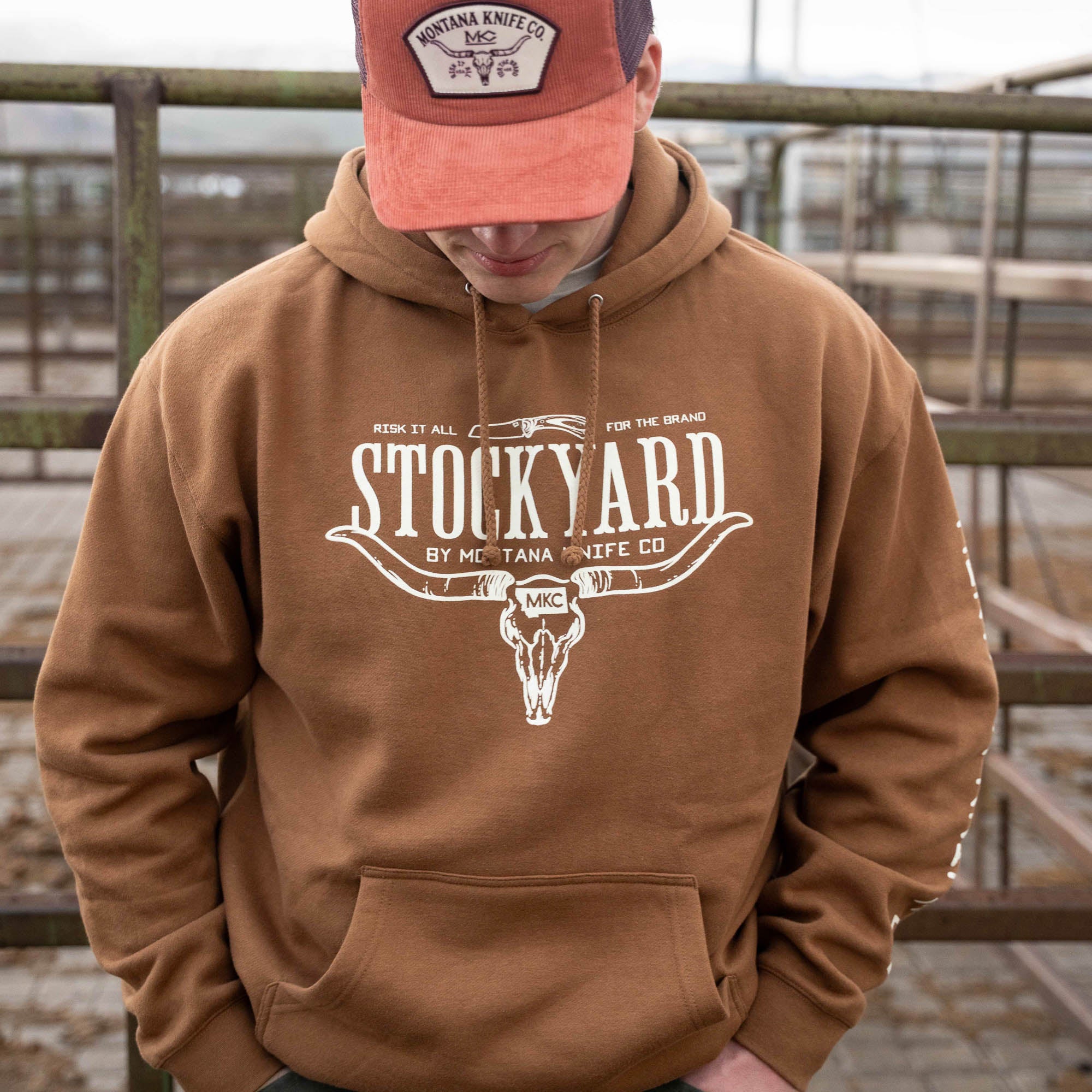 STOCKYARD HOODIE - SADDLE