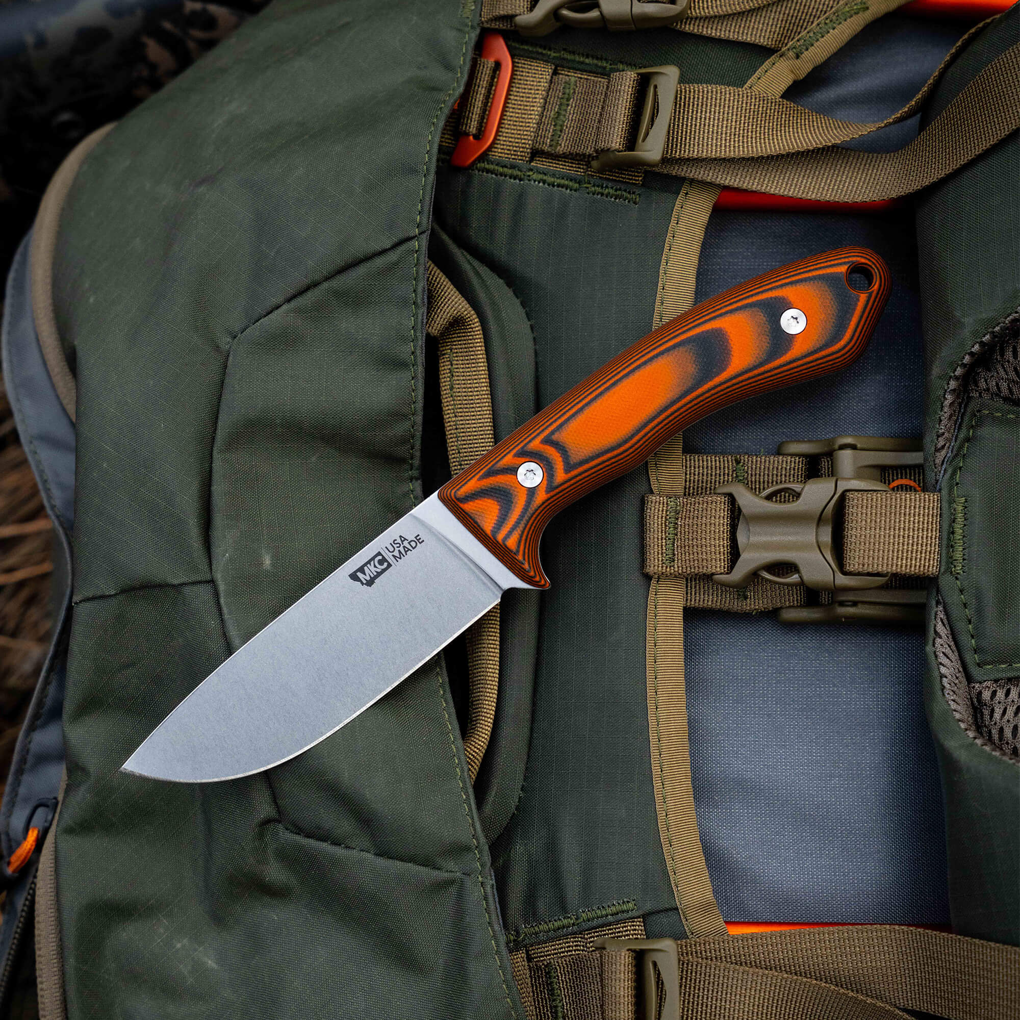 MULE DEER - ORANGE & BLACK