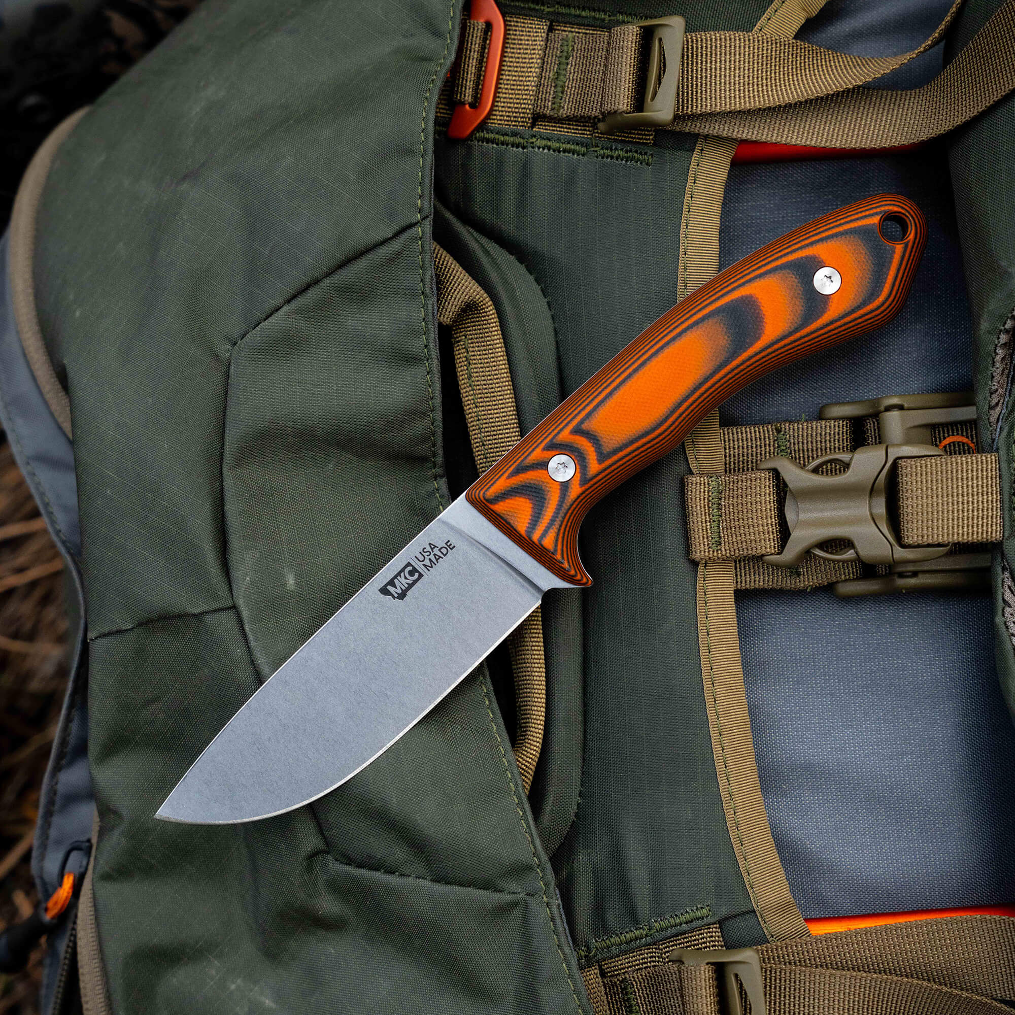 MULE DEER - ORANGE & BLACK