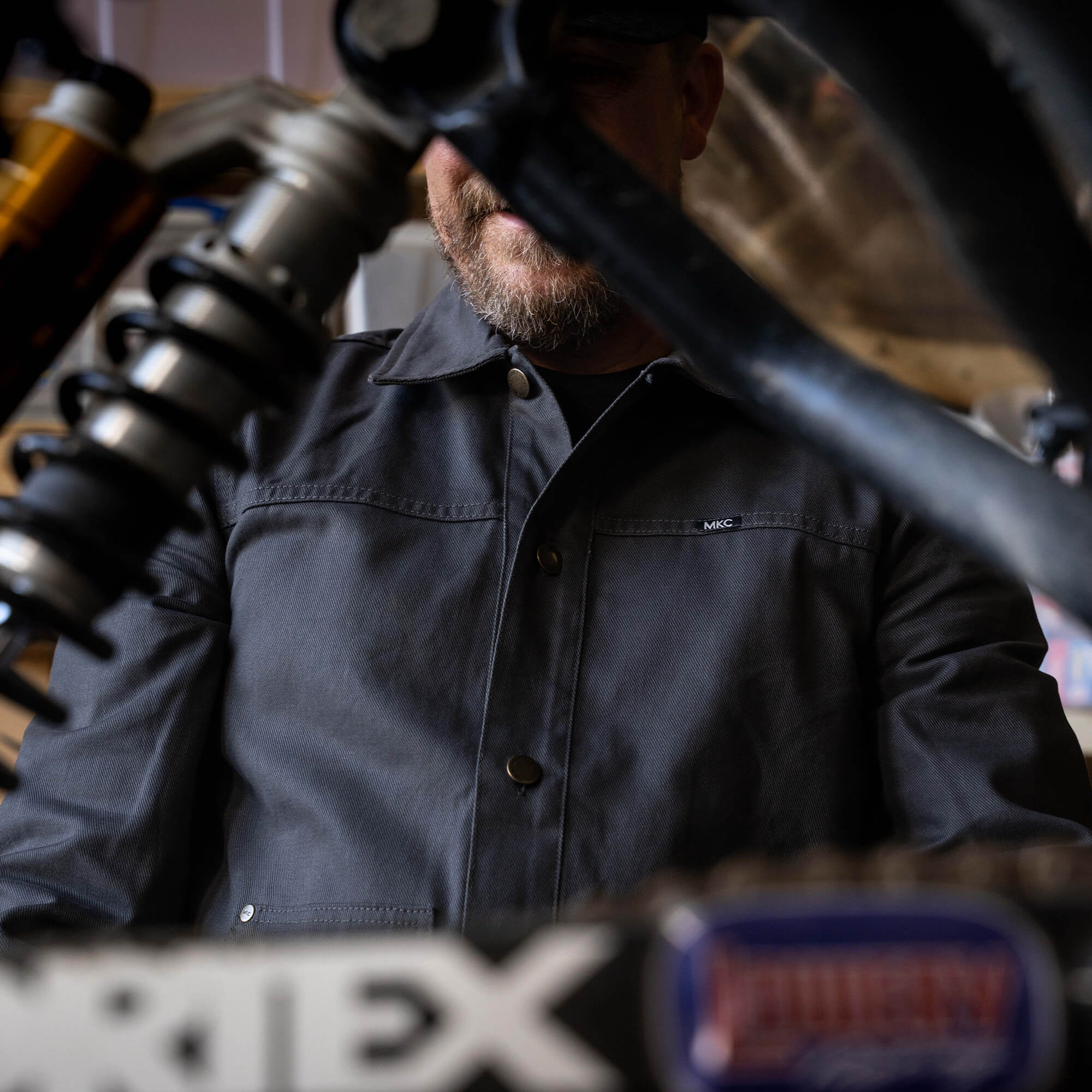 MKC WORK JACKET - USA MADE - CHARCOAL