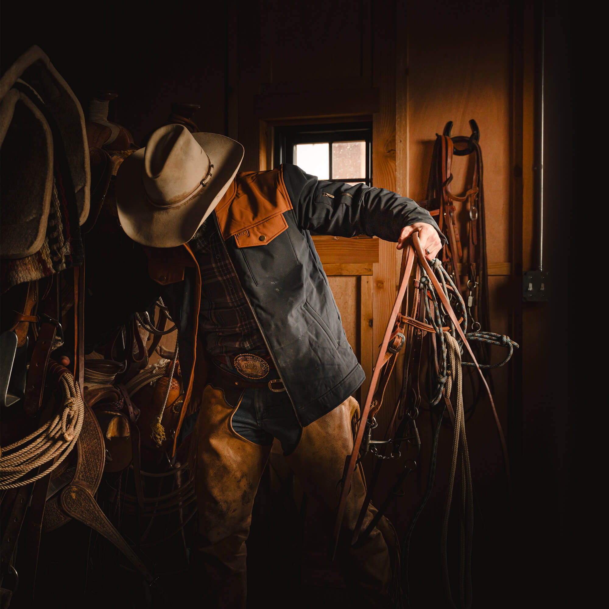 AUGUSTA JACKET - BLACK/COYOTE