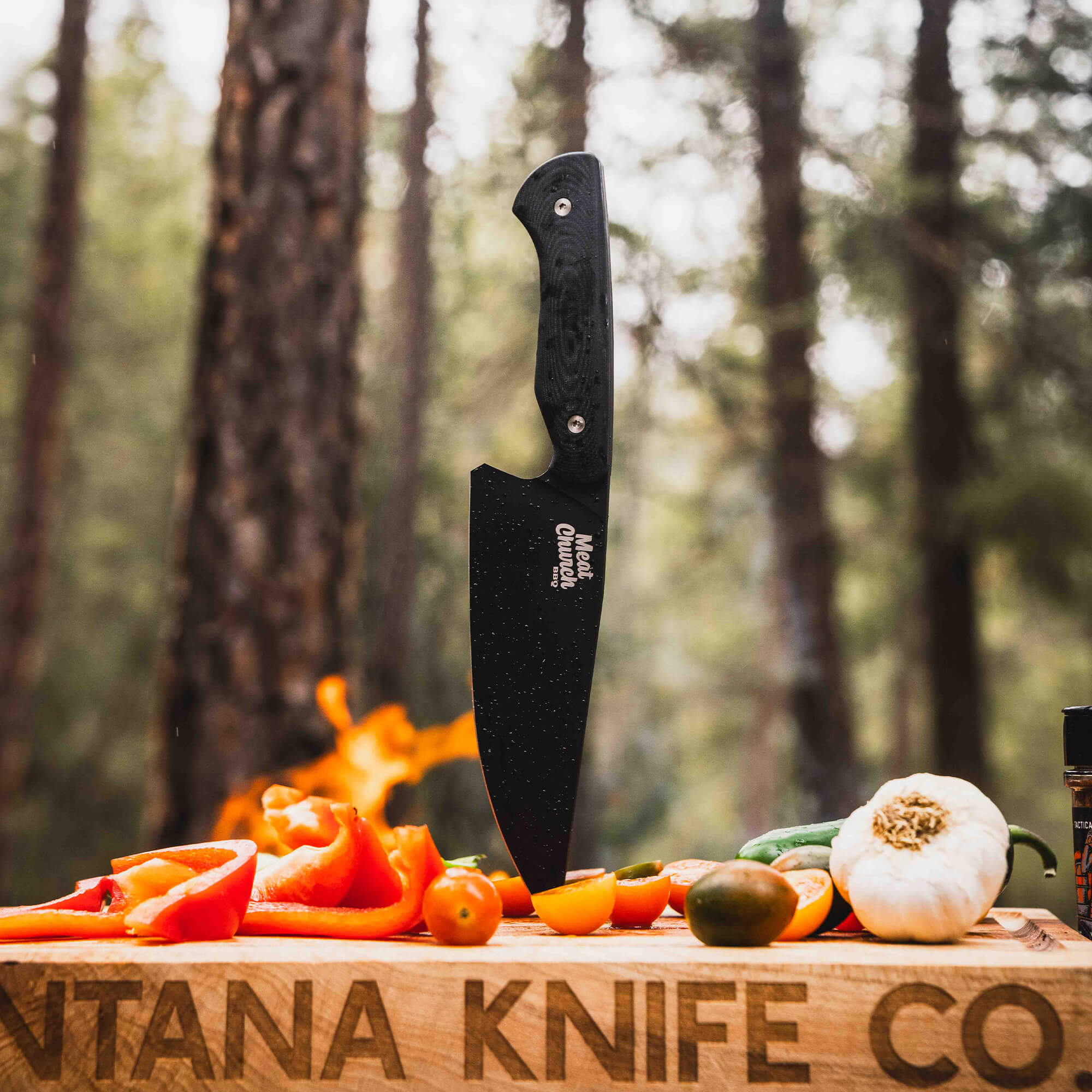 MEAT CHURCH CHEF KNIFE - BLACK