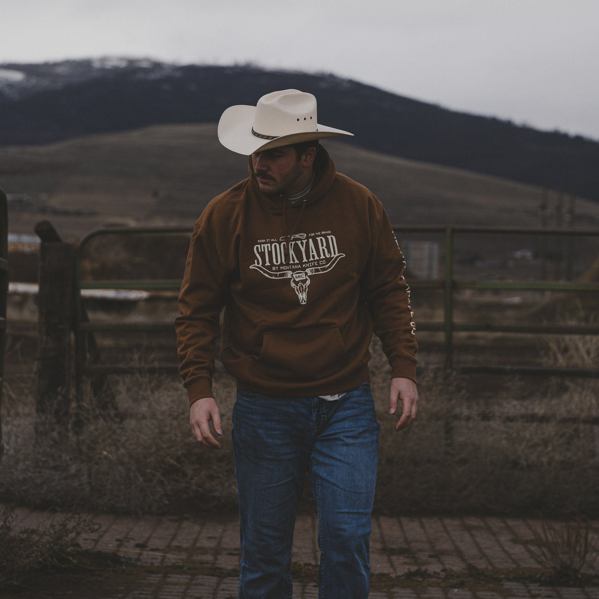 STOCKYARD HOODIE - SADDLE