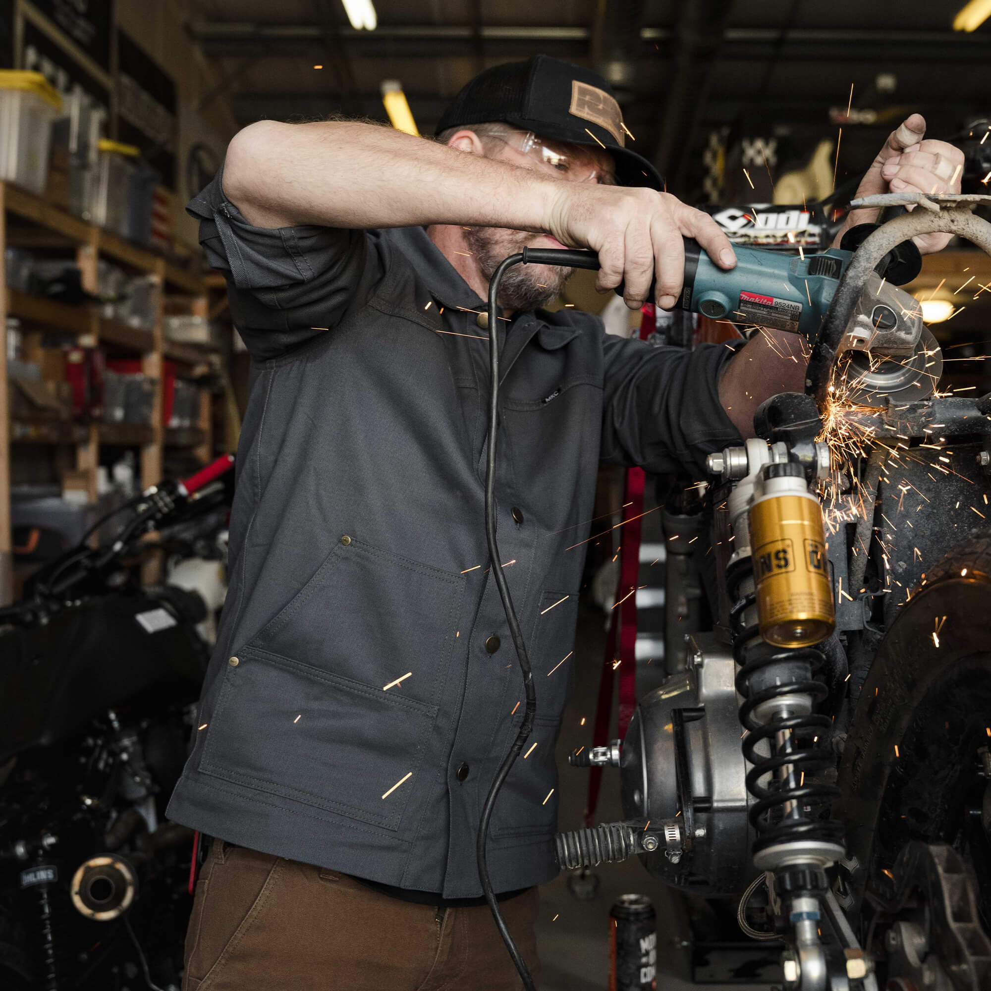 MKC WORK JACKET - USA MADE - CHARCOAL