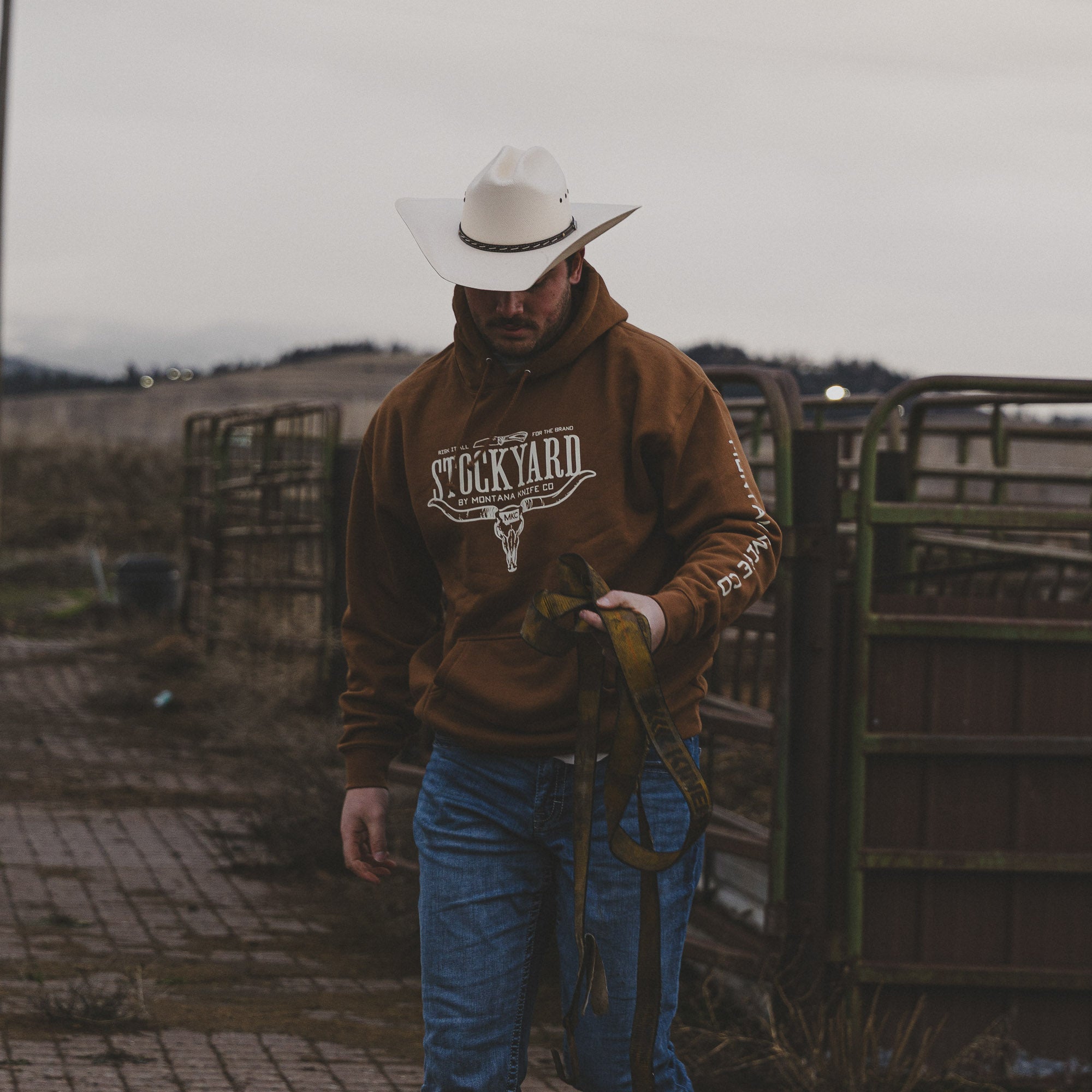 STOCKYARD HOODIE - SADDLE