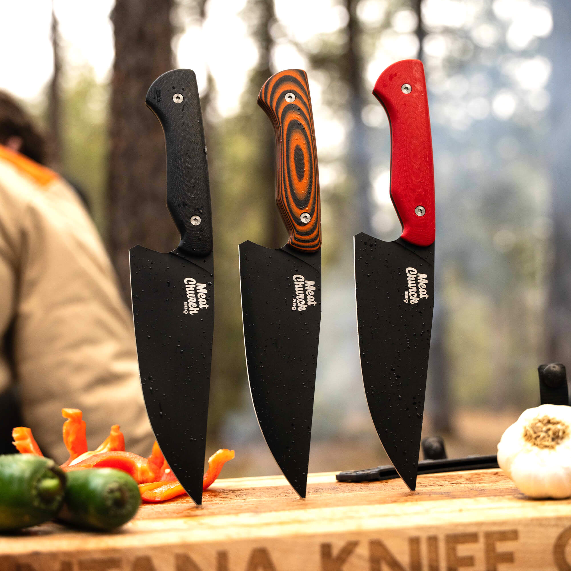 MEAT CHURCH CHEF KNIFE - RED