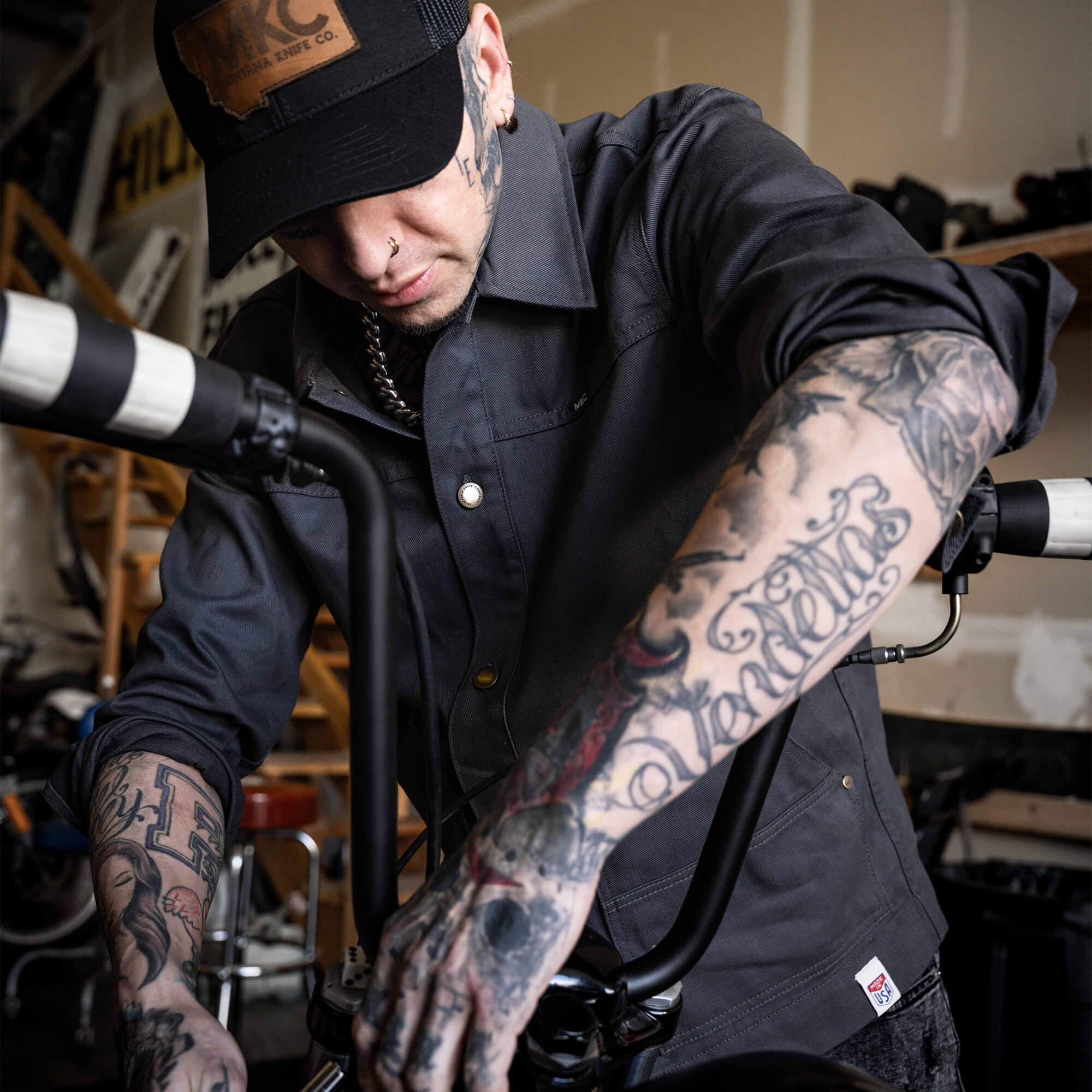 MKC WORK JACKET - USA MADE - CHARCOAL