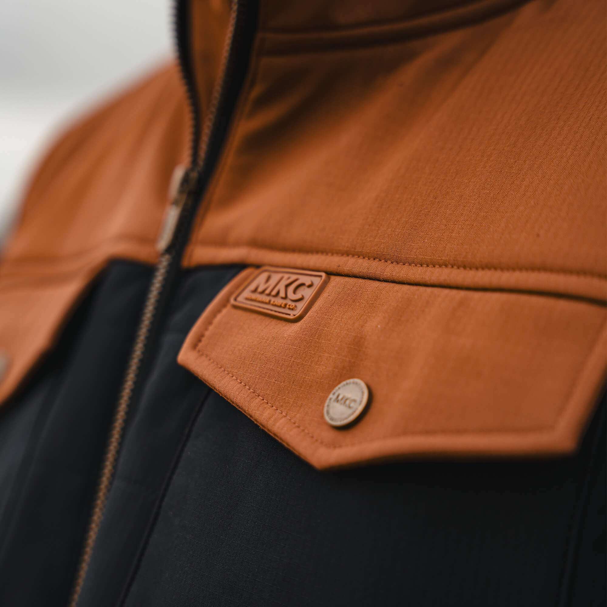 AUGUSTA JACKET - BLACK/COYOTE