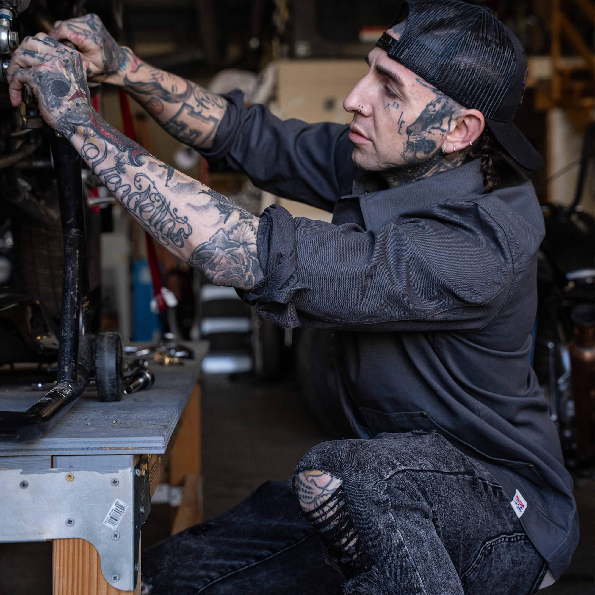 MKC WORK JACKET - USA MADE - CHARCOAL