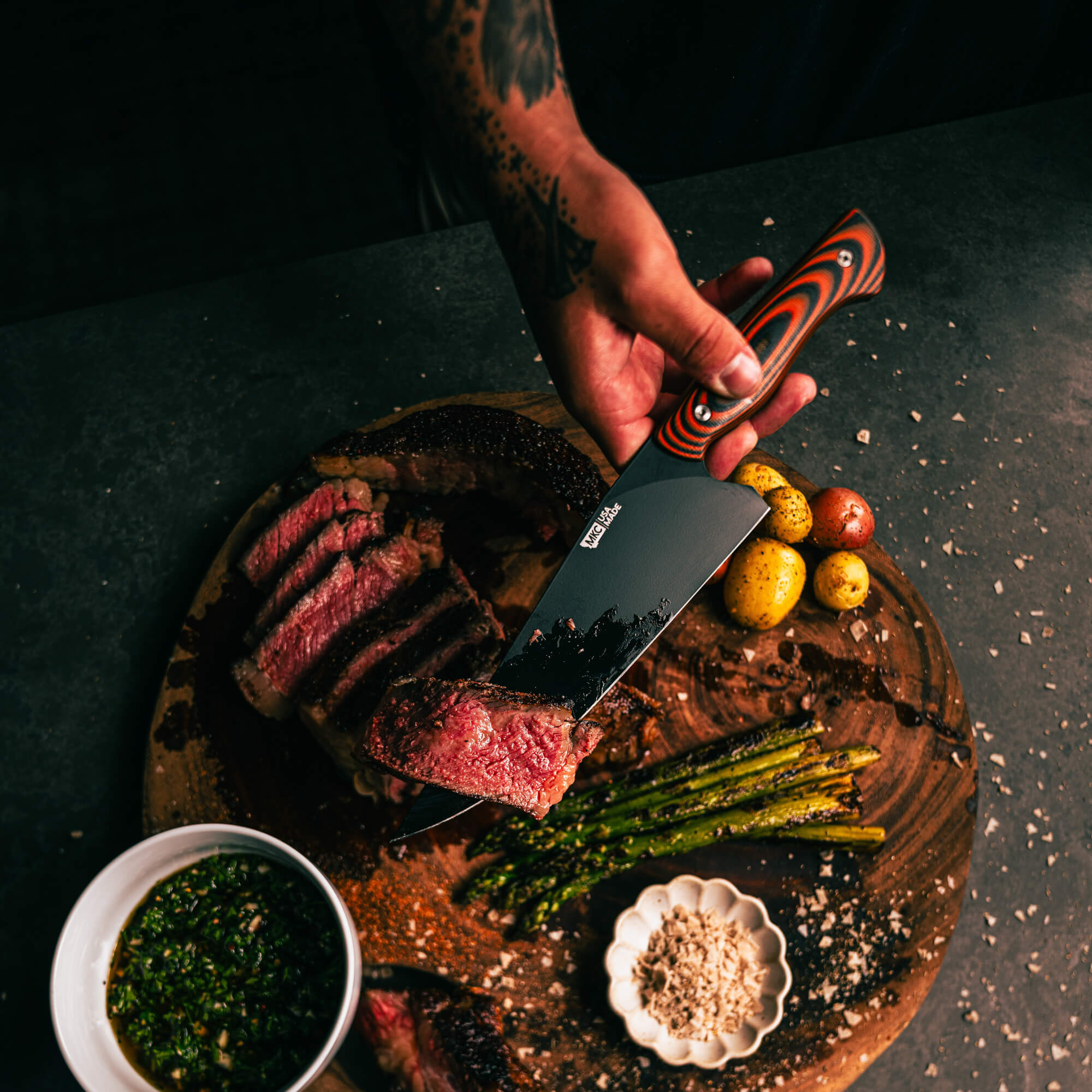 BIGHORN CHEF - ORANGE & BLACK