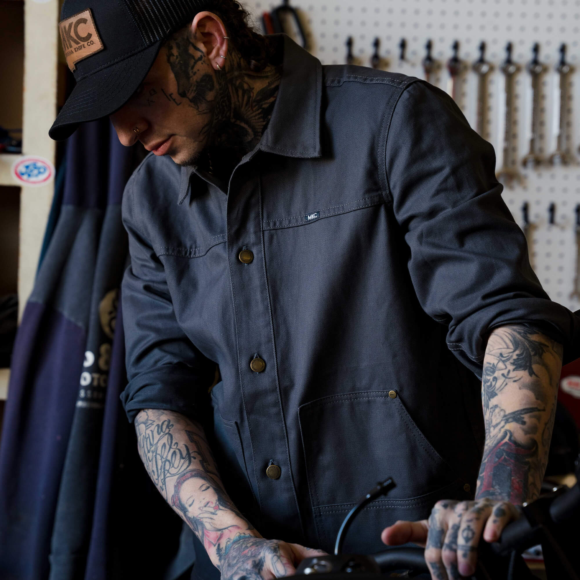 MKC WORK JACKET - USA MADE - CHARCOAL